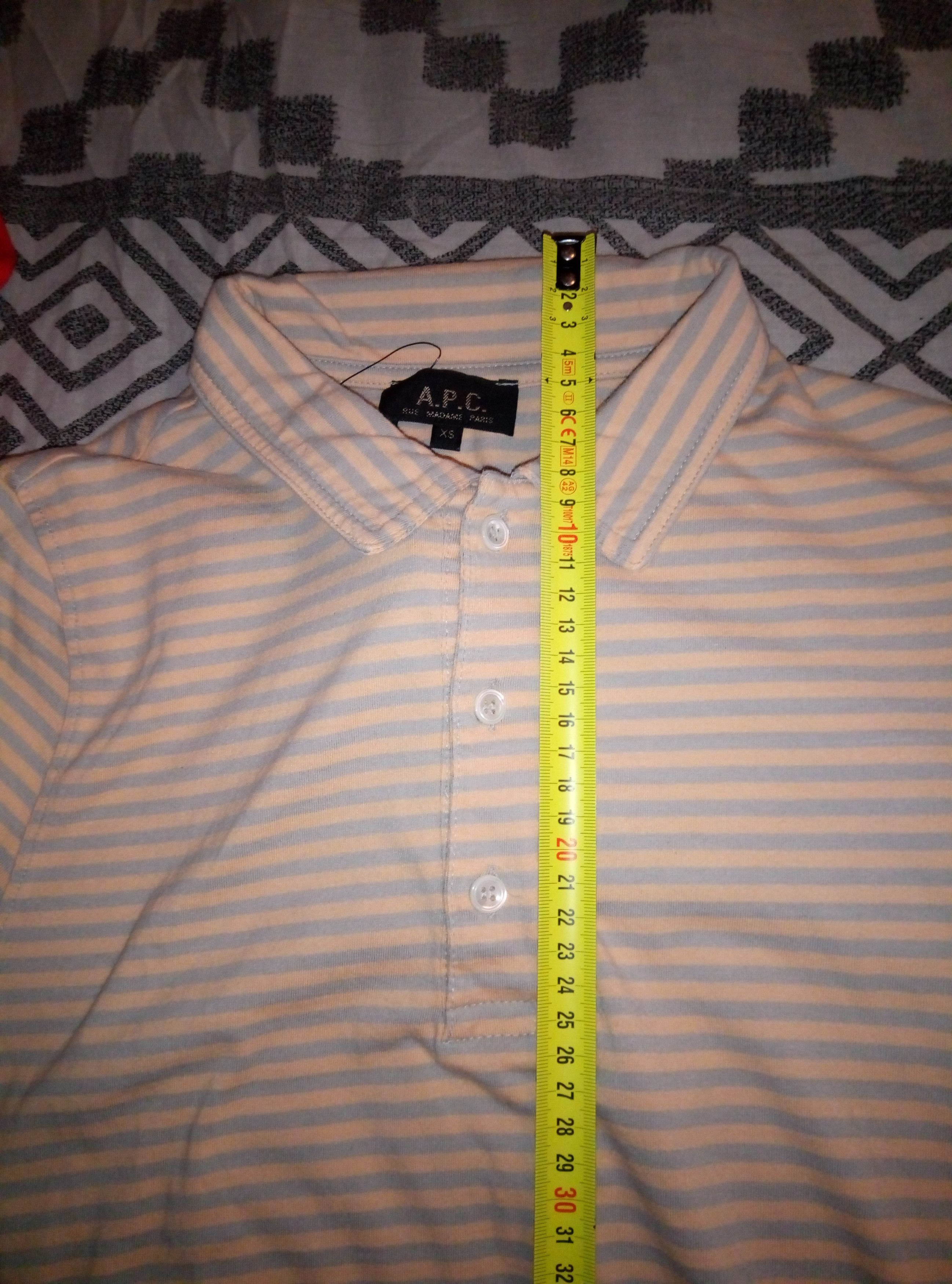 A.P.C. × Designer Z33 APC a.p.c polo striped stripes XS made greece Size US XS / EU 42 / 0 - 8 Thumbnail