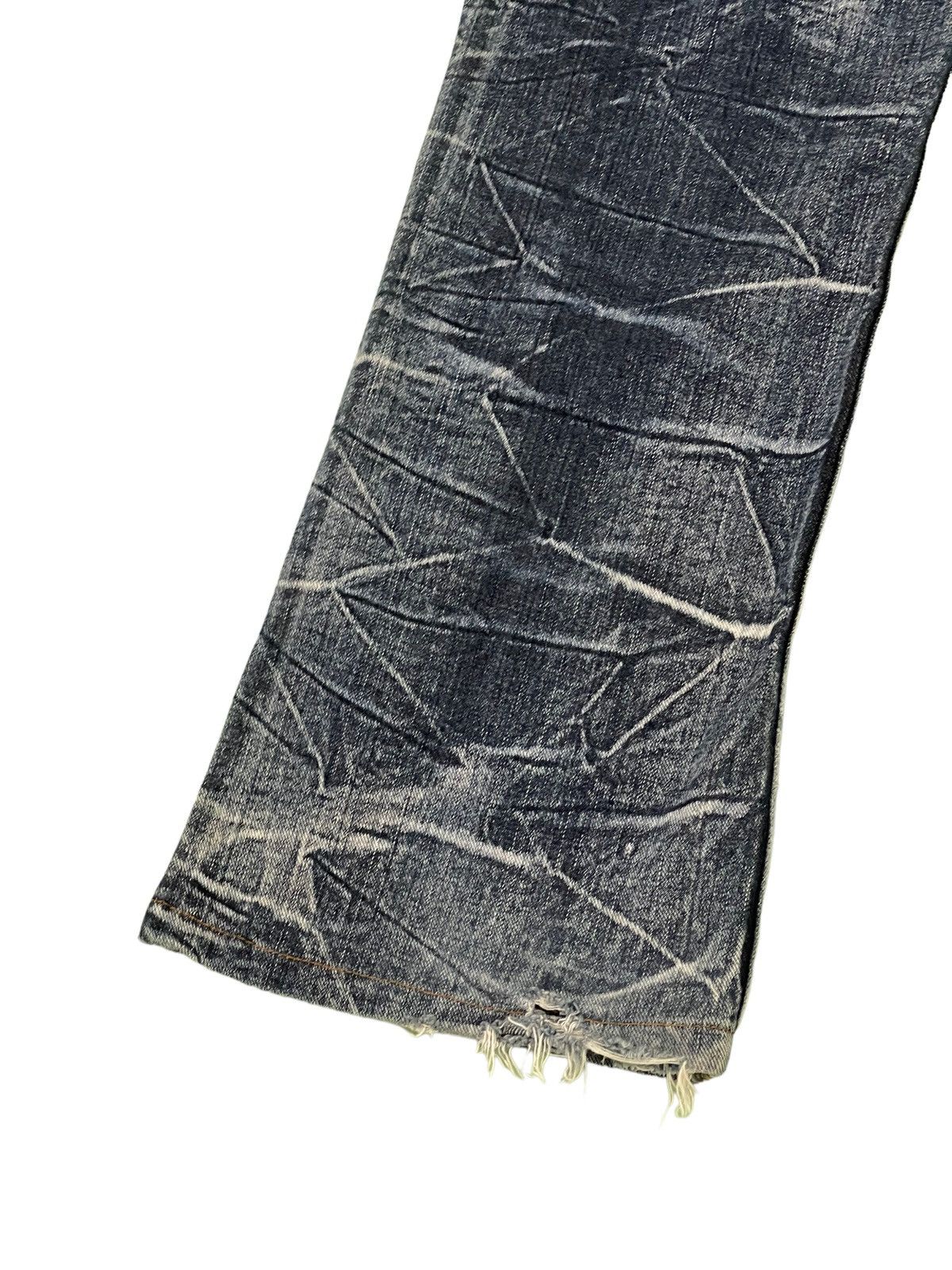 Japanese Brand Flare Jeans Sky Bomber Acid Wash Denim Boot Cut 4🟦3 Size US 32 / EU 48 - 14 Thumbnail