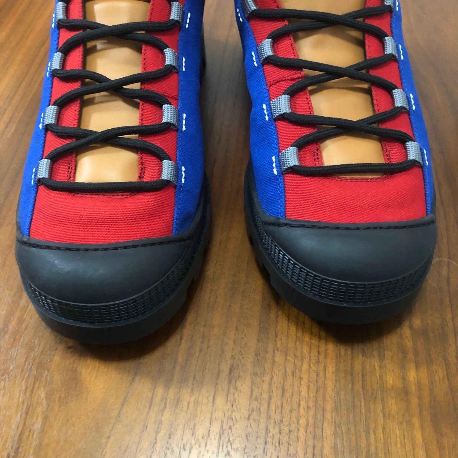 Loewe Loewe EYE/LOEWE/NATURE Logo-Patch Canvas Hiking Boots Size US 9 / EU 42 - 10 Thumbnail