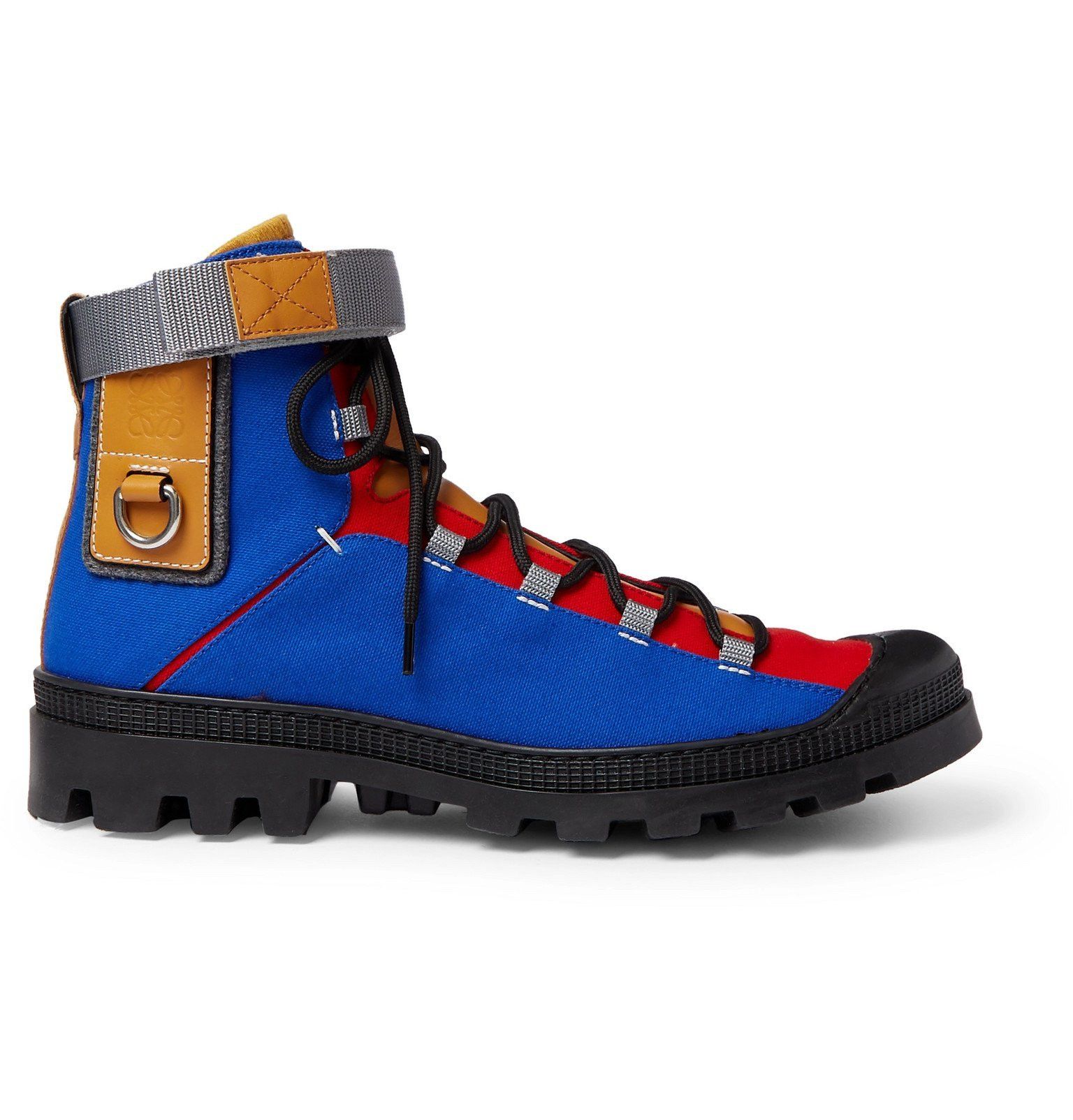 Loewe Loewe EYE/LOEWE/NATURE Logo-Patch Canvas Hiking Boots Size US 9 / EU 42 - 7 Thumbnail