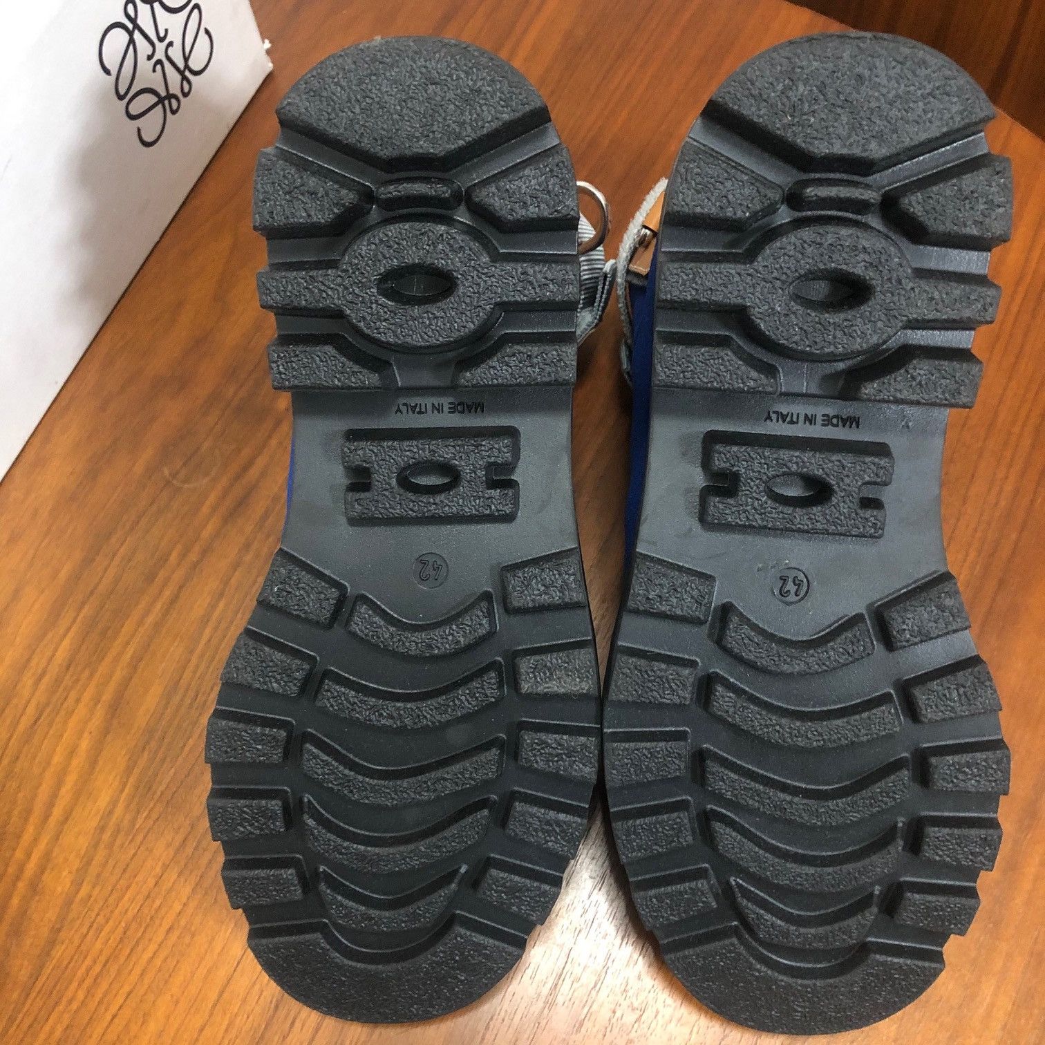 Loewe Loewe EYE/LOEWE/NATURE Logo-Patch Canvas Hiking Boots Size US 9 / EU 42 - 14 Thumbnail