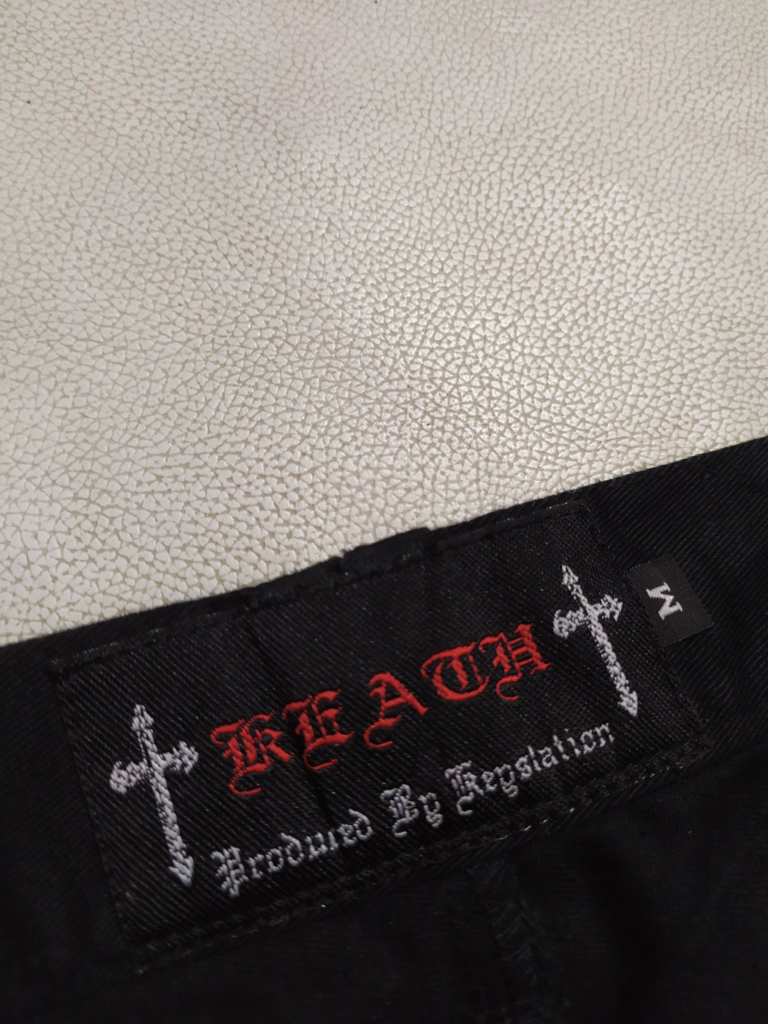 Japanese Brand 🔥Keystation Bondage Flared/ Bootcut Punk Pants Size US 29 - 4 Thumbnail