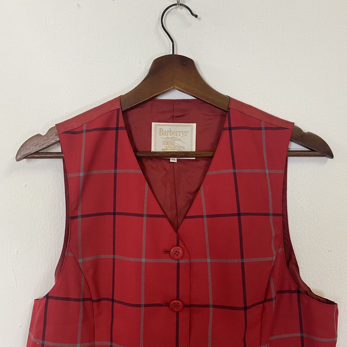 Burberry Vintage 90s Burberry’s button ups vest Size US S / EU 44-46 / 1 - 2 Thumbnail