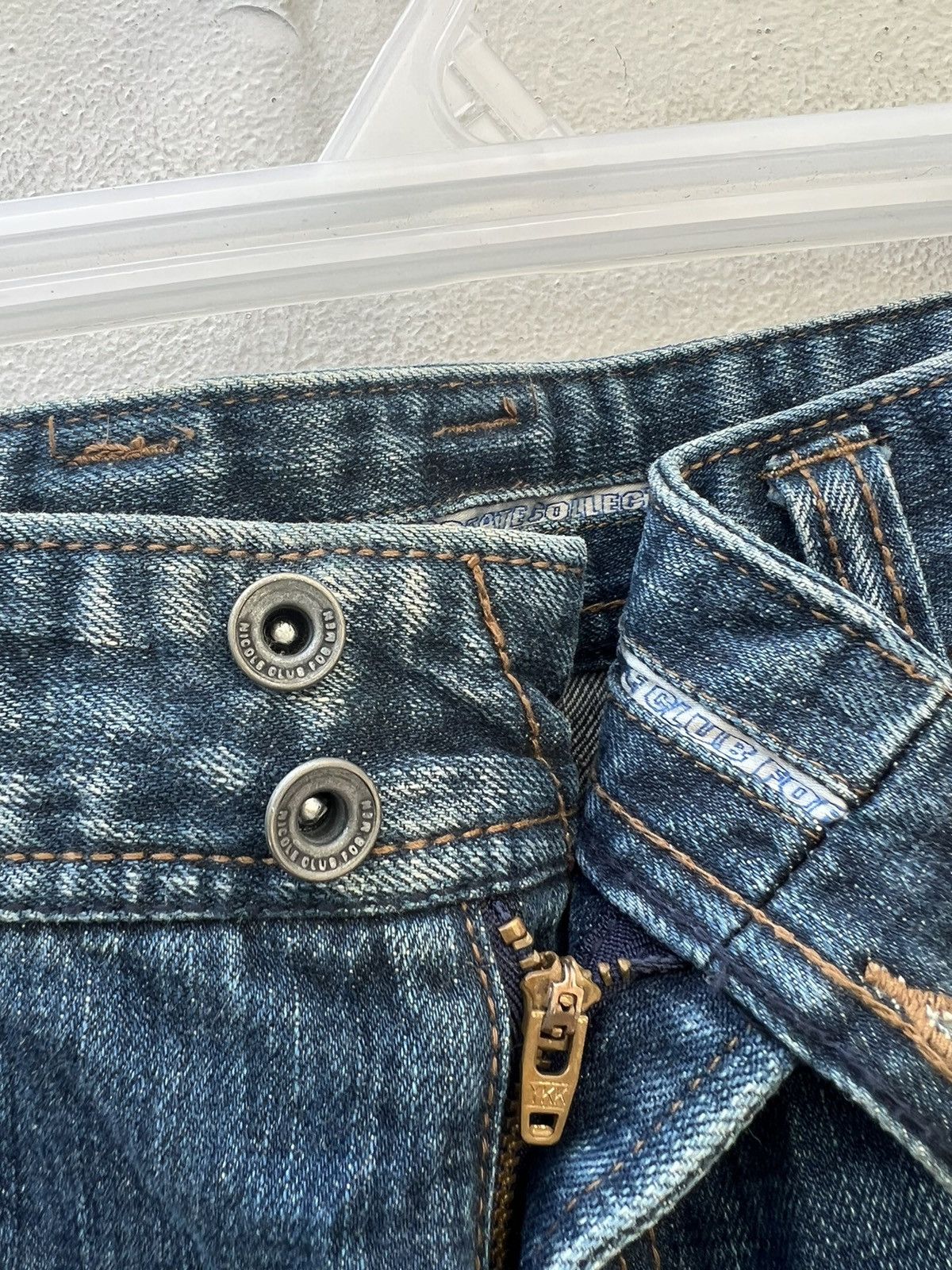 Nicole Club Wide Leg Nicole Club For Men Japan Fade Denim Jeans Size US 32 / EU 48 - 8 Thumbnail
