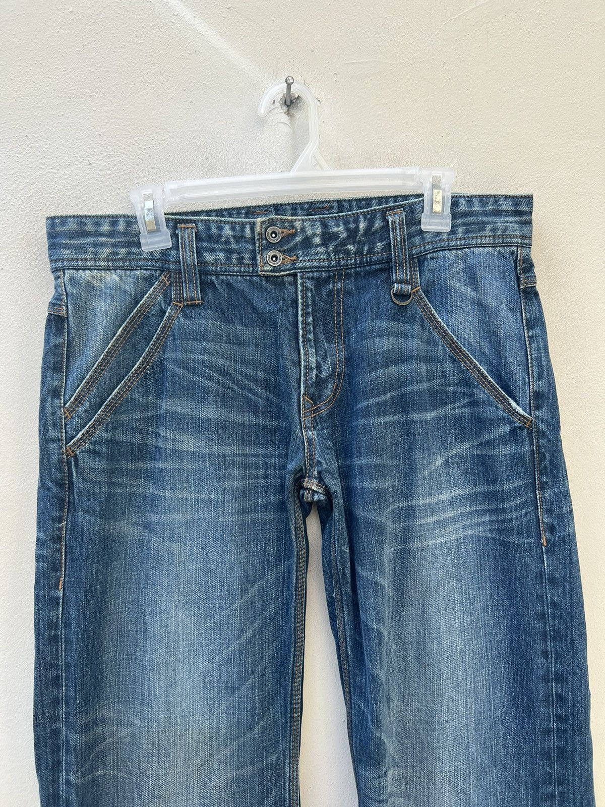 Nicole Club Wide Leg Nicole Club For Men Japan Fade Denim Jeans Size US 32 / EU 48 - 7 Thumbnail