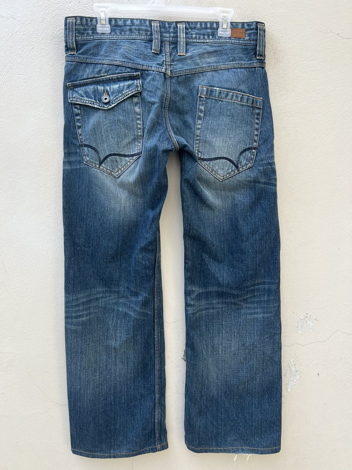 Nicole Club Wide Leg Nicole Club For Men Japan Fade Denim Jeans Size US 32 / EU 48 - 14 Thumbnail