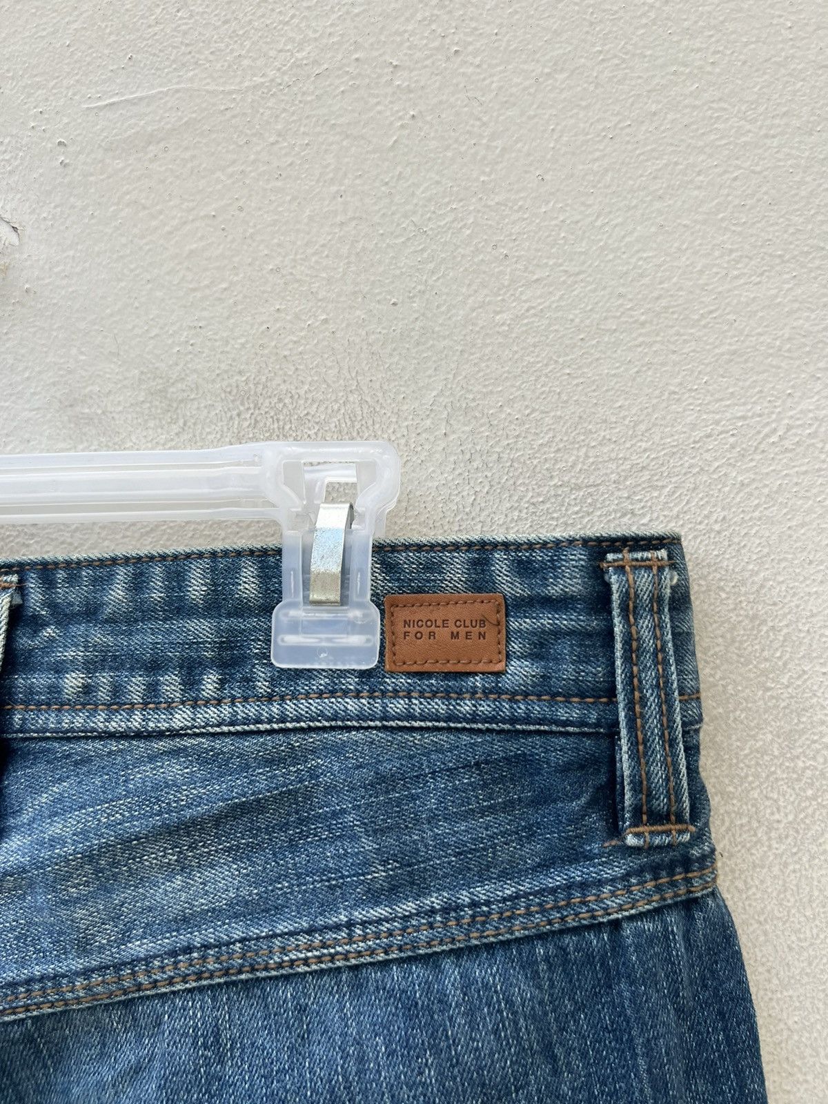 Nicole Club Wide Leg Nicole Club For Men Japan Fade Denim Jeans Size US 32 / EU 48 - 18 Thumbnail