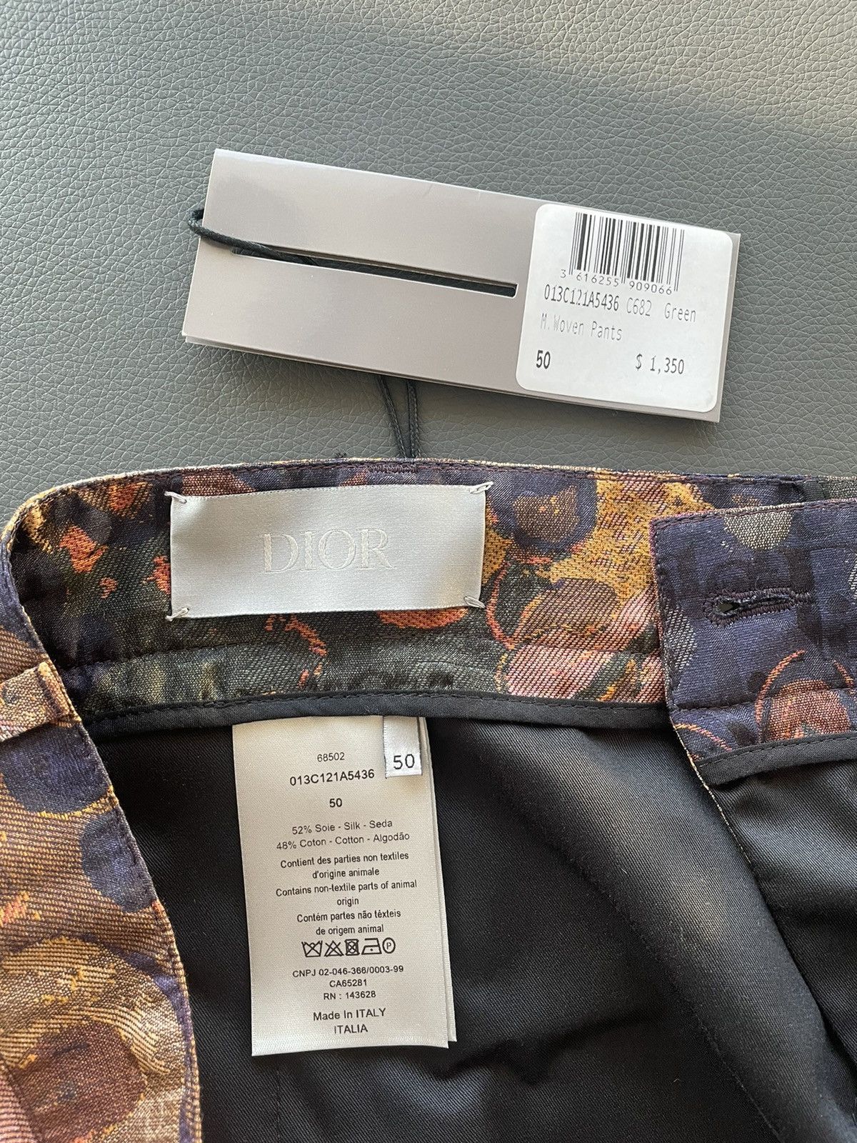 Dior Brand New Limited Edition Runway Dior Oblique Logo Shorts Size US 31 - 5 Thumbnail