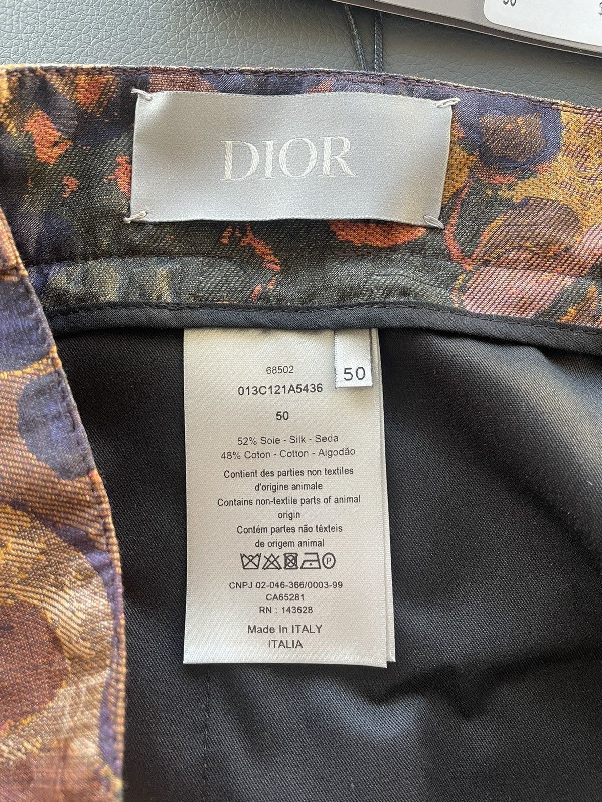 Dior Brand New Limited Edition Runway Dior Oblique Logo Shorts Size US 31 - 6 Thumbnail