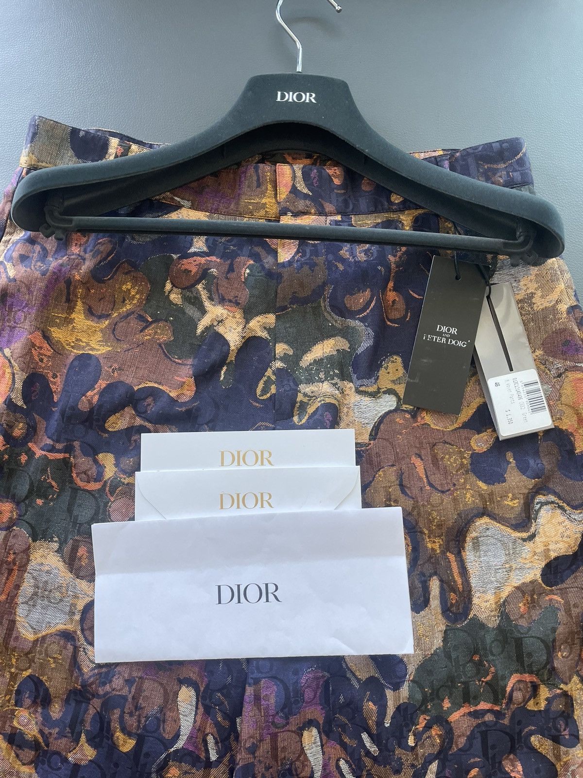 Dior Brand New Limited Edition Runway Dior Oblique Logo Shorts Size US 31 - 18 Thumbnail