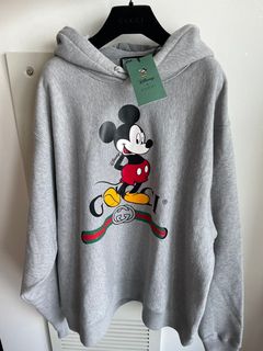 Gucci Mickey Mouse Brown Monogram Hoodie - Tagotee