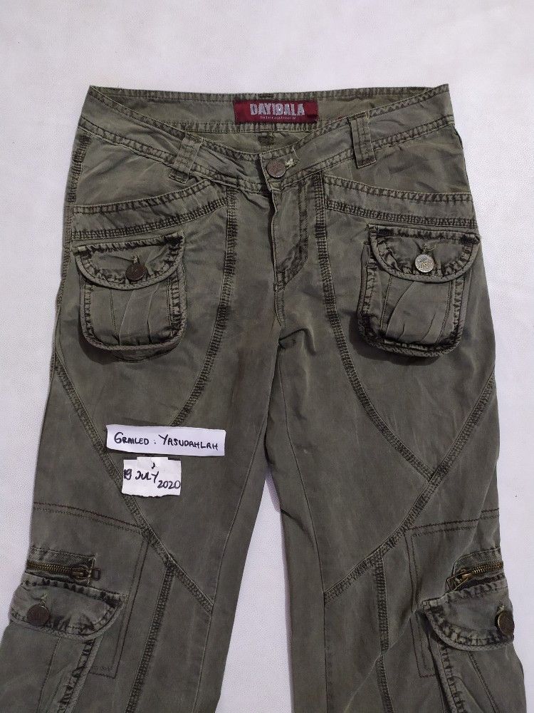 Japanese Brand DAYIDALA Cargo Multi pocket tactical pants Size US 29 - 2 Thumbnail
