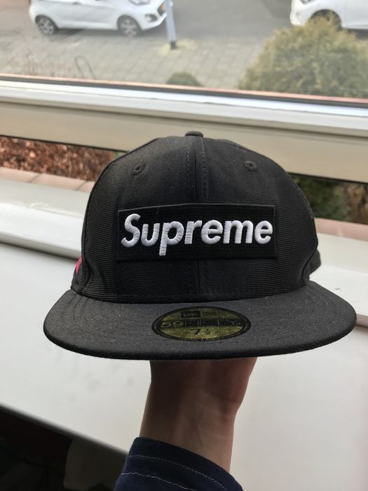 supreme new era hat world famous