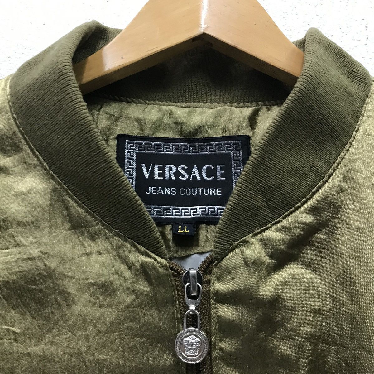 Versace Vintage Versace Jacket Versace Sukajan Versace Bomber Style Size US L / EU 52-54 / 3 - 6 Thumbnail