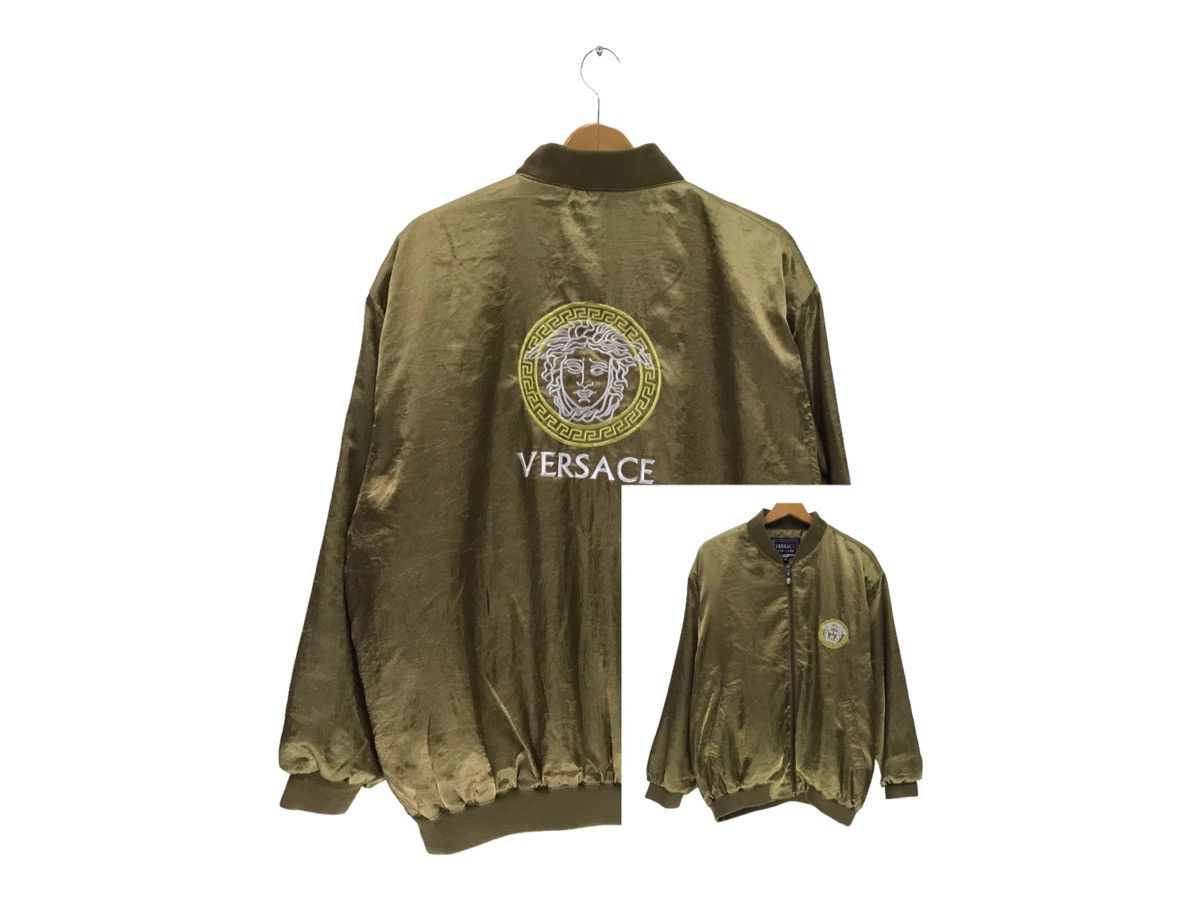 Vintage Versace Jacket Versace Sukajan Versace Bomber Style