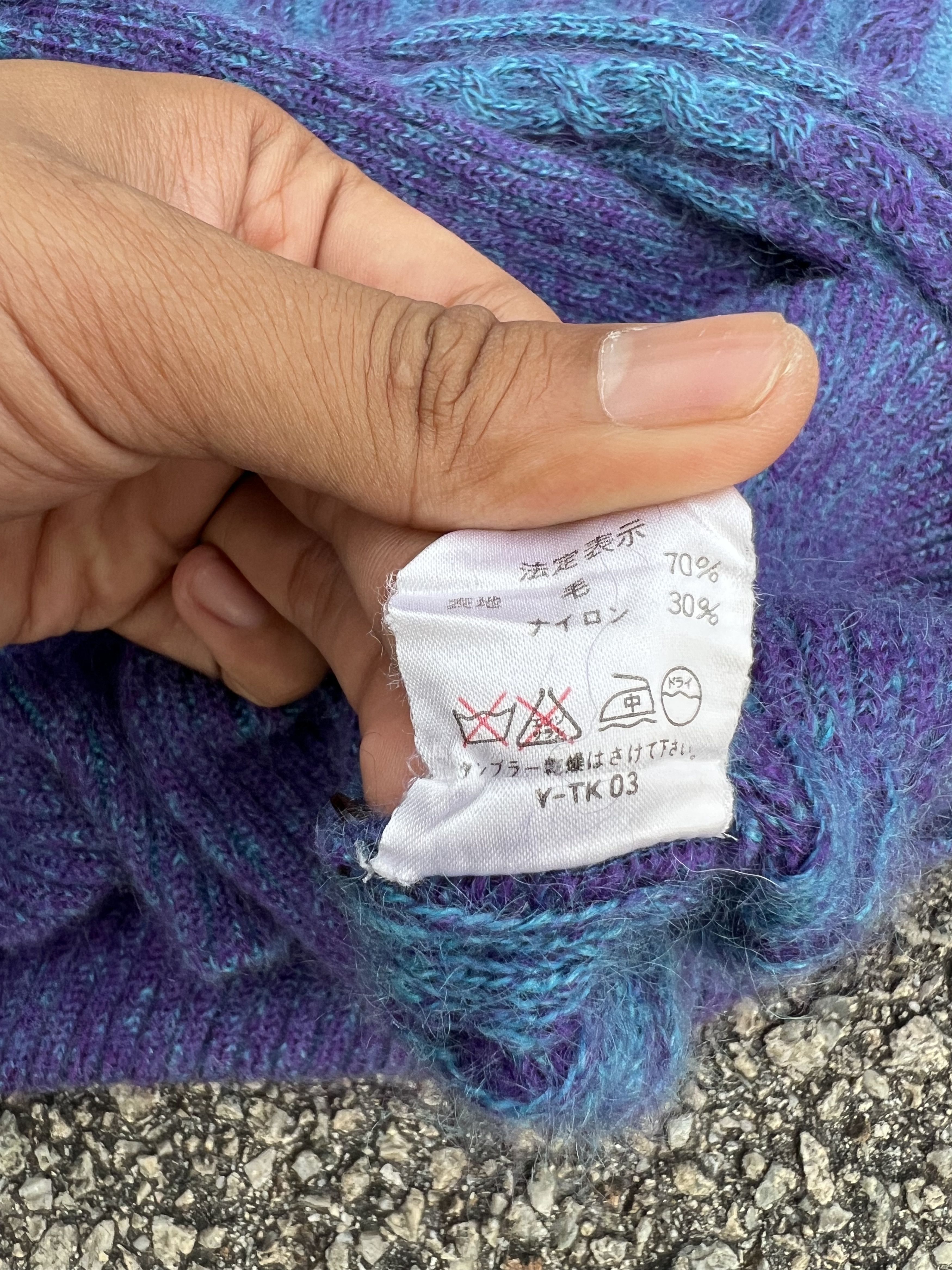Aran Isles Knitwear Knitwear Vintage Japanese Branded Mohair Style Size XS / US 0-2 / IT 36-38 - 17 Thumbnail
