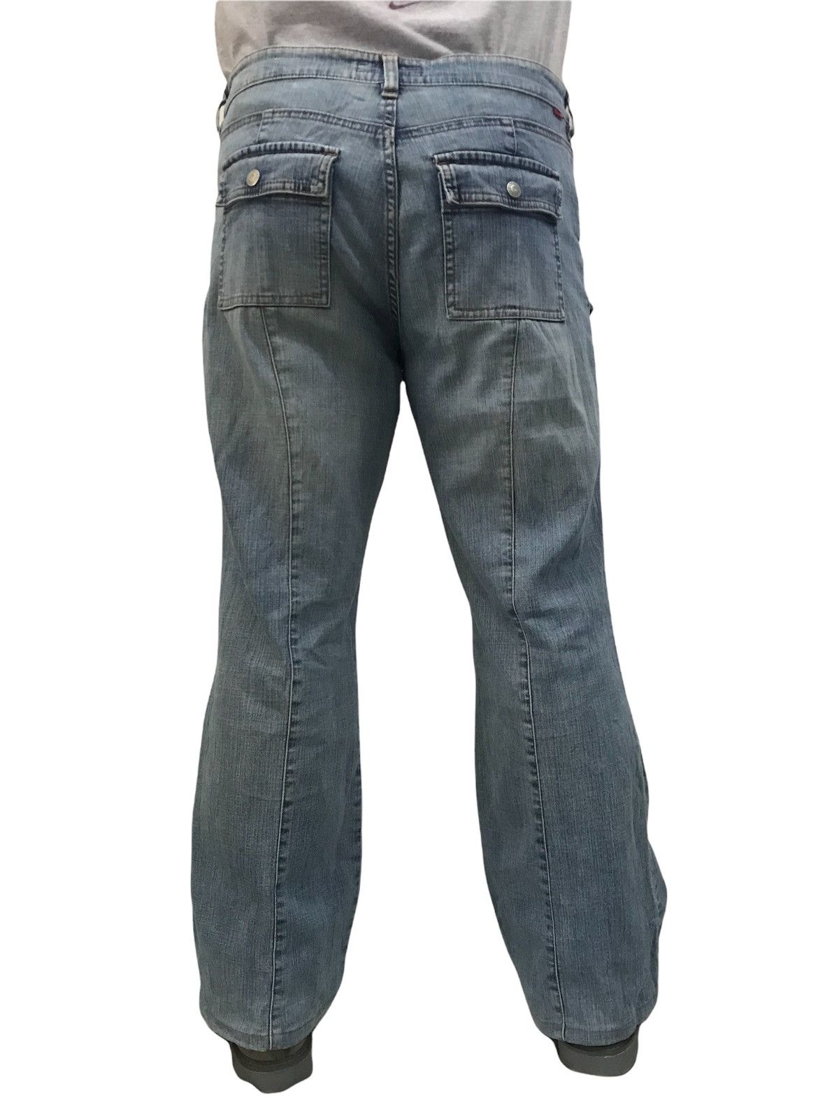 Japanese Brand Vintage Flash distress denim Size US 34 / EU 50 - 2 Thumbnail