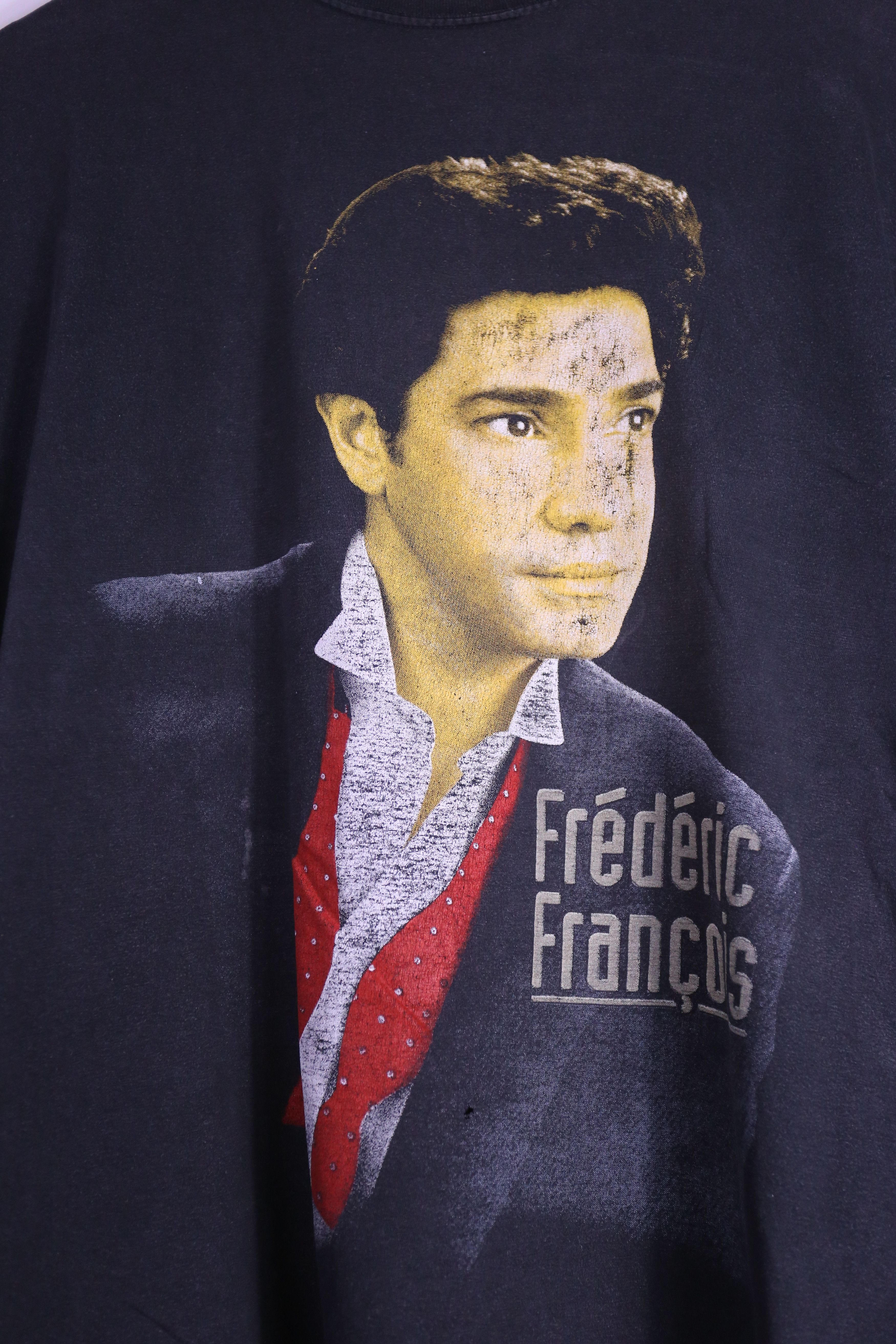 Band Tees × Vintage GTMB631 Frederic Francois singer t-shirt (XL) Size US XL / EU 56 / 4 - 2 Thumbnail