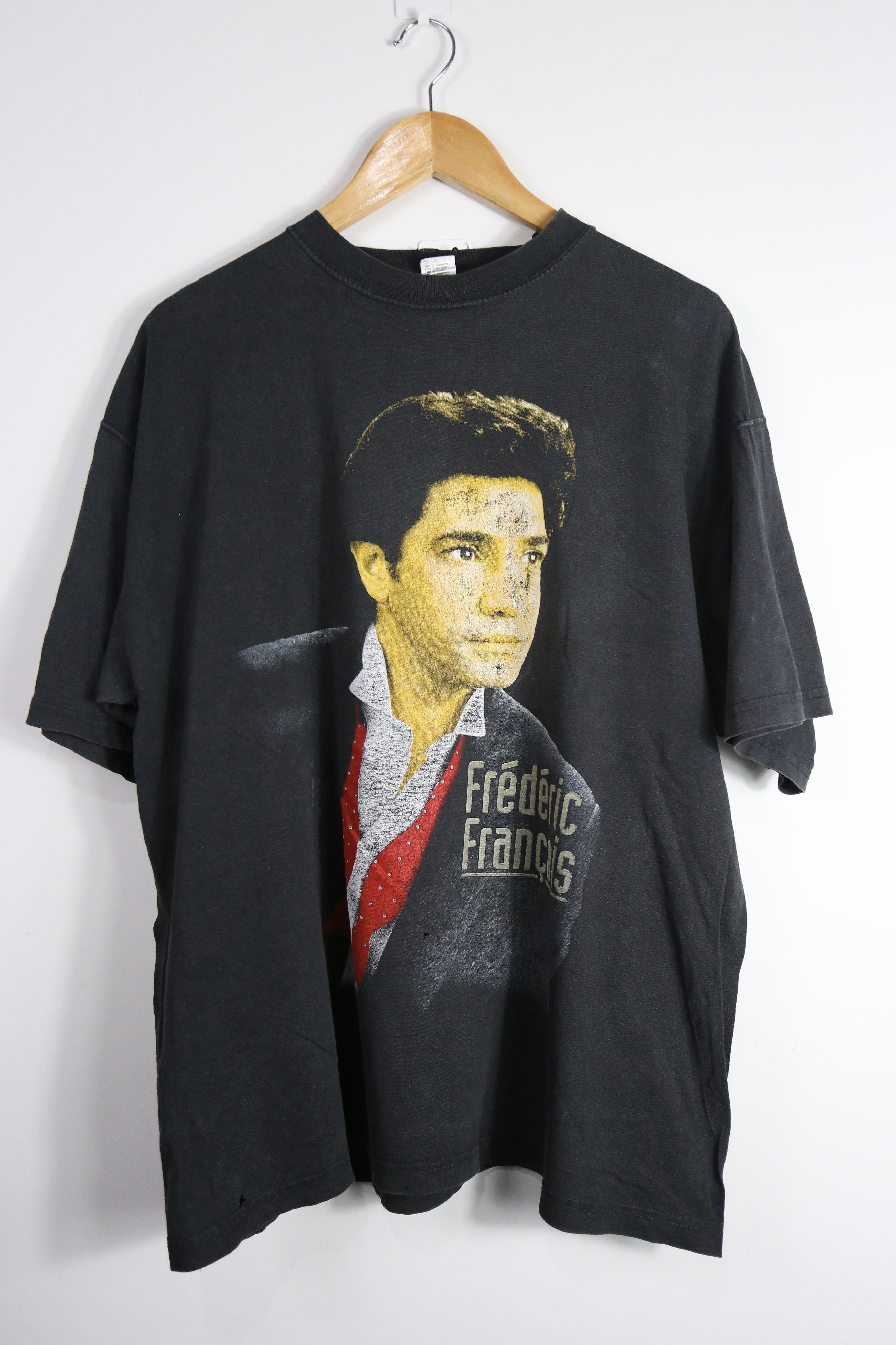 Band Tees × Vintage GTMB631 Frederic Francois singer t-shirt (XL) Size US XL / EU 56 / 4 - 1 Thumbnail