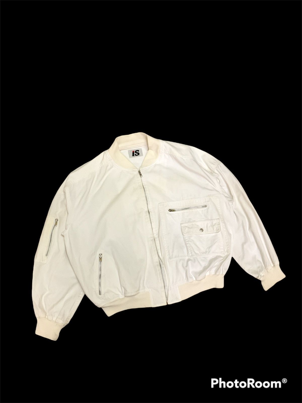 Issey Miyake 1980s I.S ISSEY MIYAKE CARELABEL PRINT OUT BOMBER JACKET Size US L / EU 52-54 / 3 - 2 Thumbnail