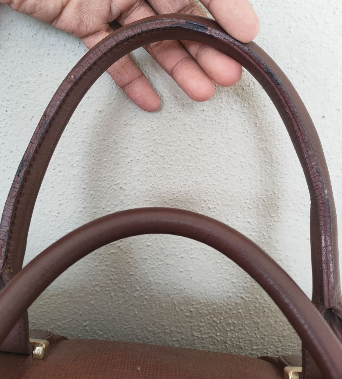 Branded Leather Vintage Leather Travel Bag Size ONE SIZE - 7 Thumbnail