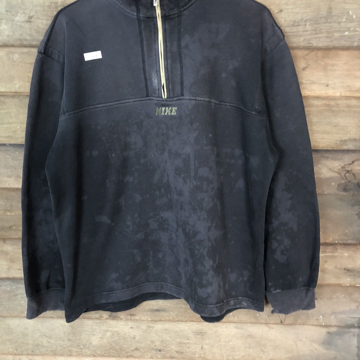 Faded Glory × Nike × Vintage Nike Black Faded Sweatshirt vintage #071B Size US L / EU 52-54 / 3 - 3 Thumbnail