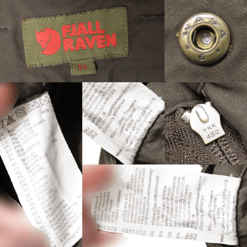 Fjallraven Chap Cargo Comfort G1000 Trousers Regular Size US 38 / EU 54 - 11 Thumbnail