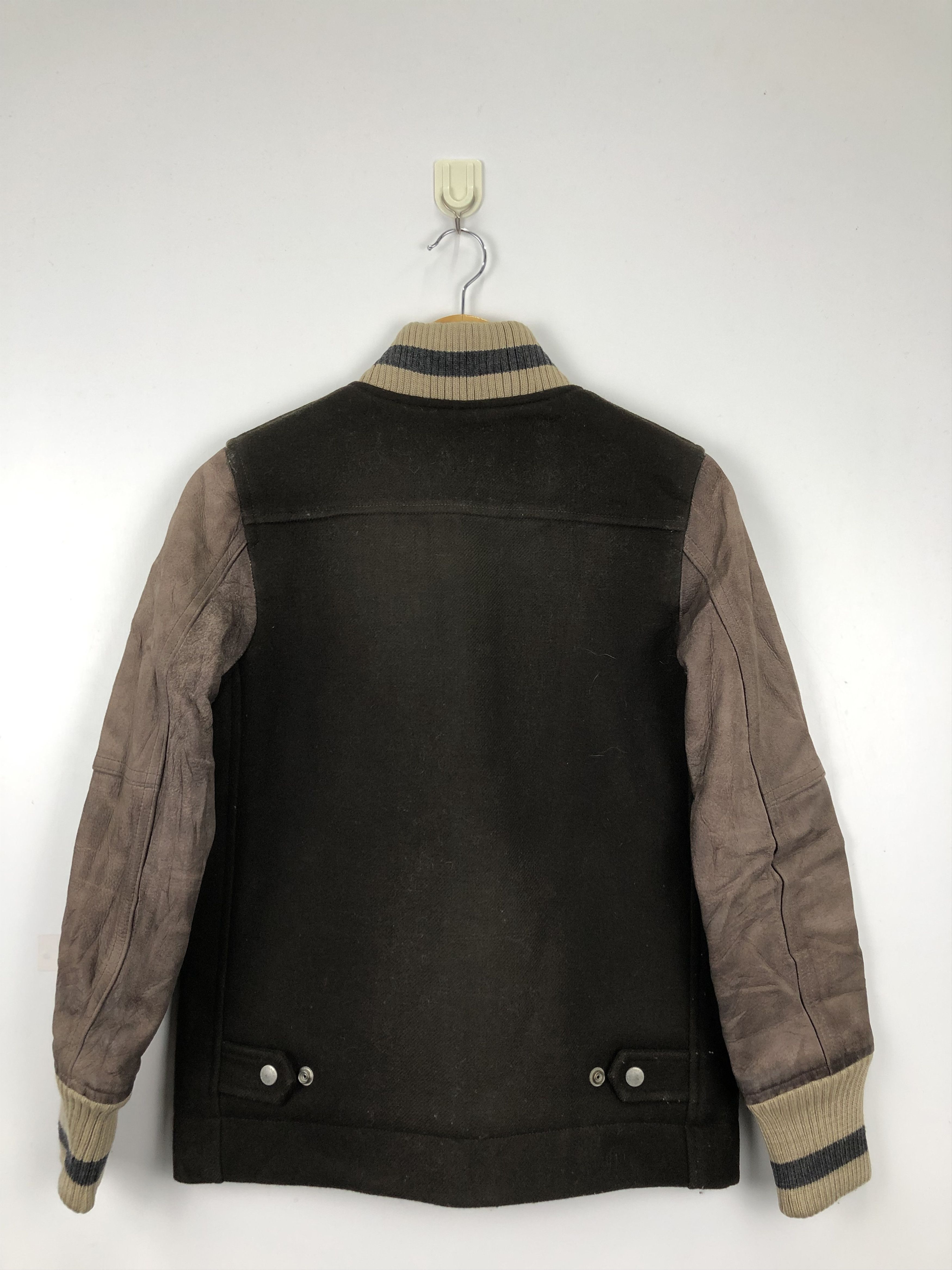 National Standard Vintage 90s National Standard Varsity Leather Sleeve V0401 Size US M / EU 48-50 / 2 - 3 Thumbnail
