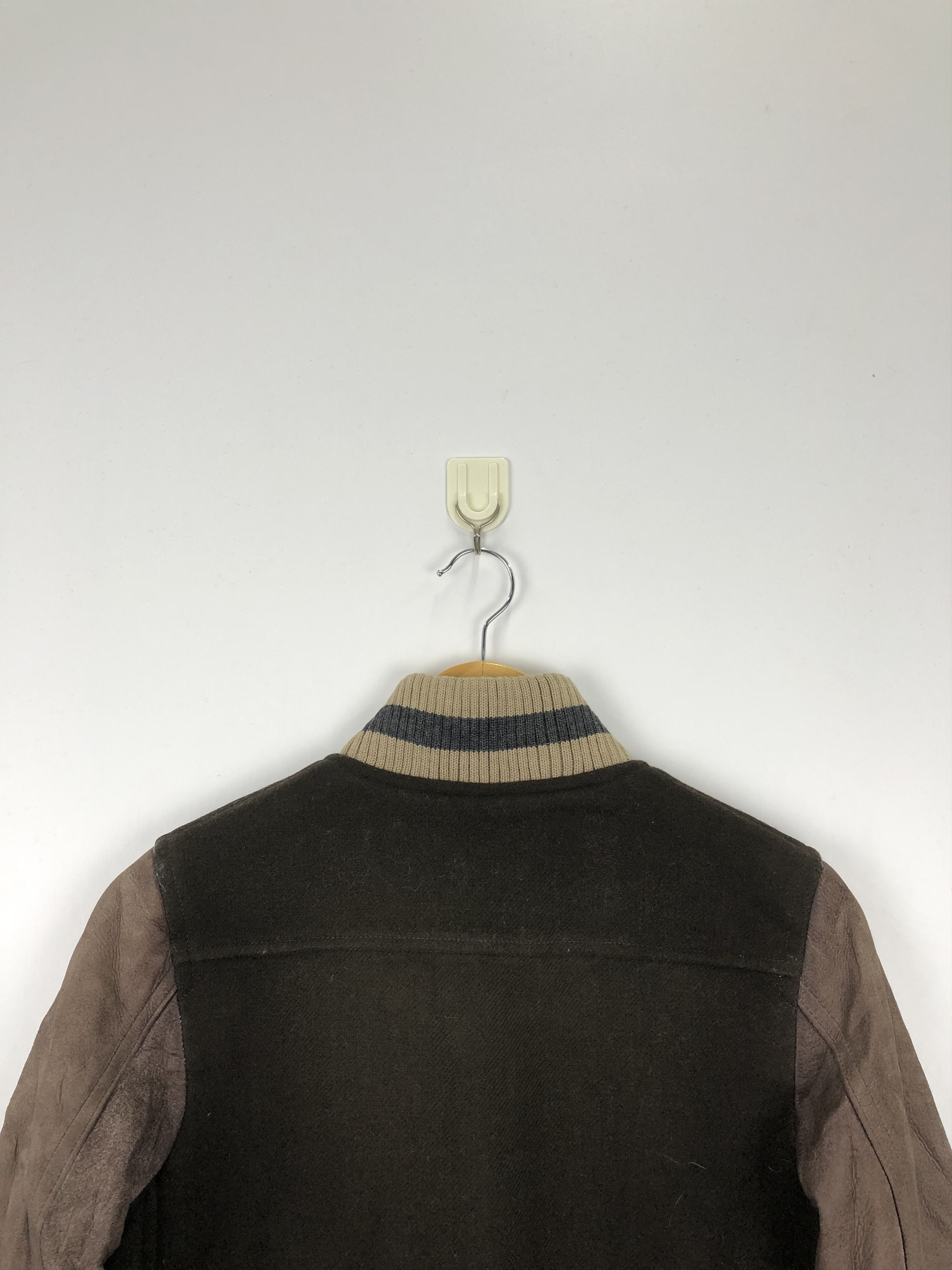 National Standard Vintage 90s National Standard Varsity Leather Sleeve V0401 Size US M / EU 48-50 / 2 - 4 Thumbnail