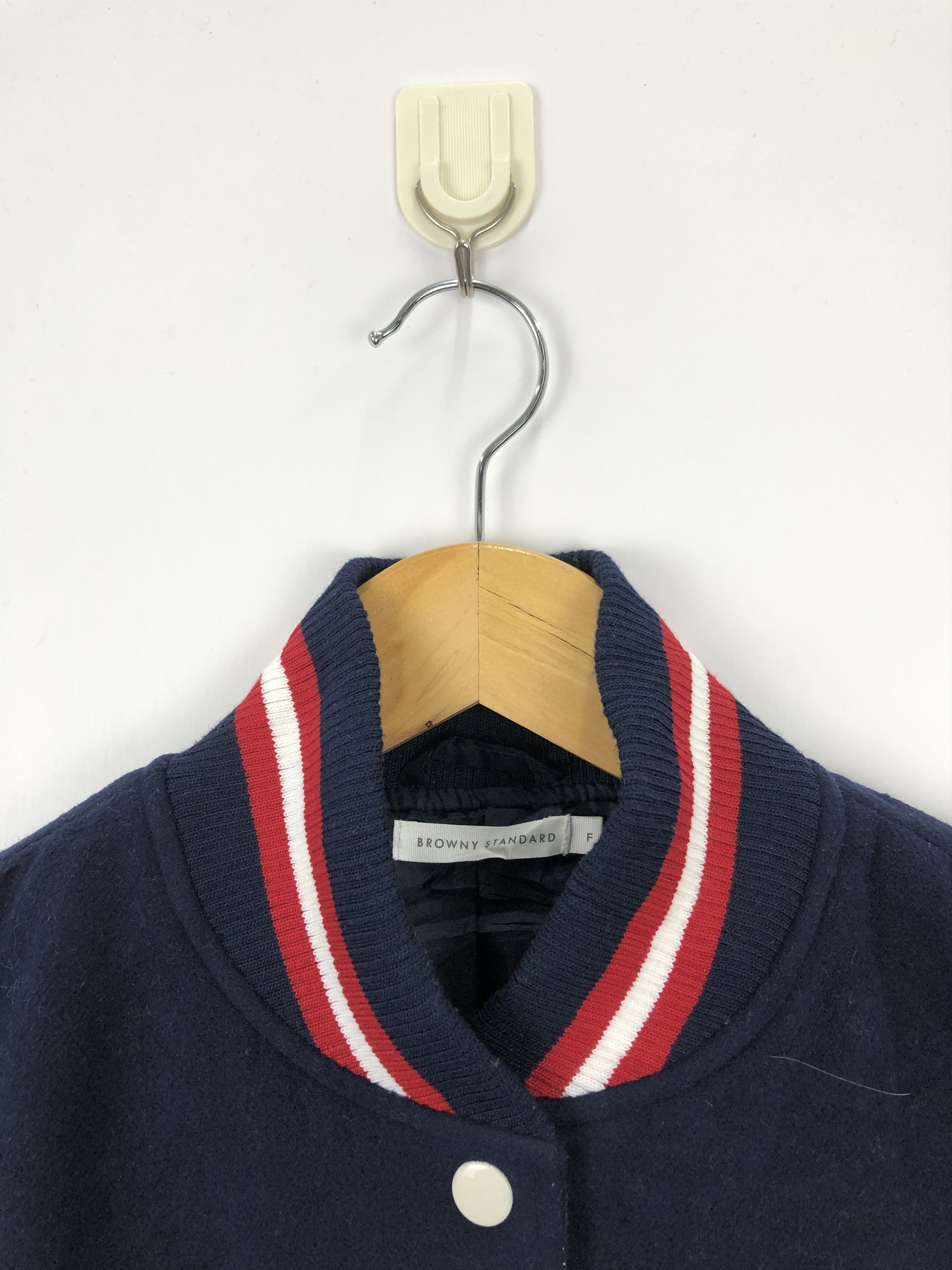 Japanese Brand Vintage Japanese Brand Browny Varsity jacket Leather V0400 Size US M / EU 48-50 / 2 - 10 Thumbnail