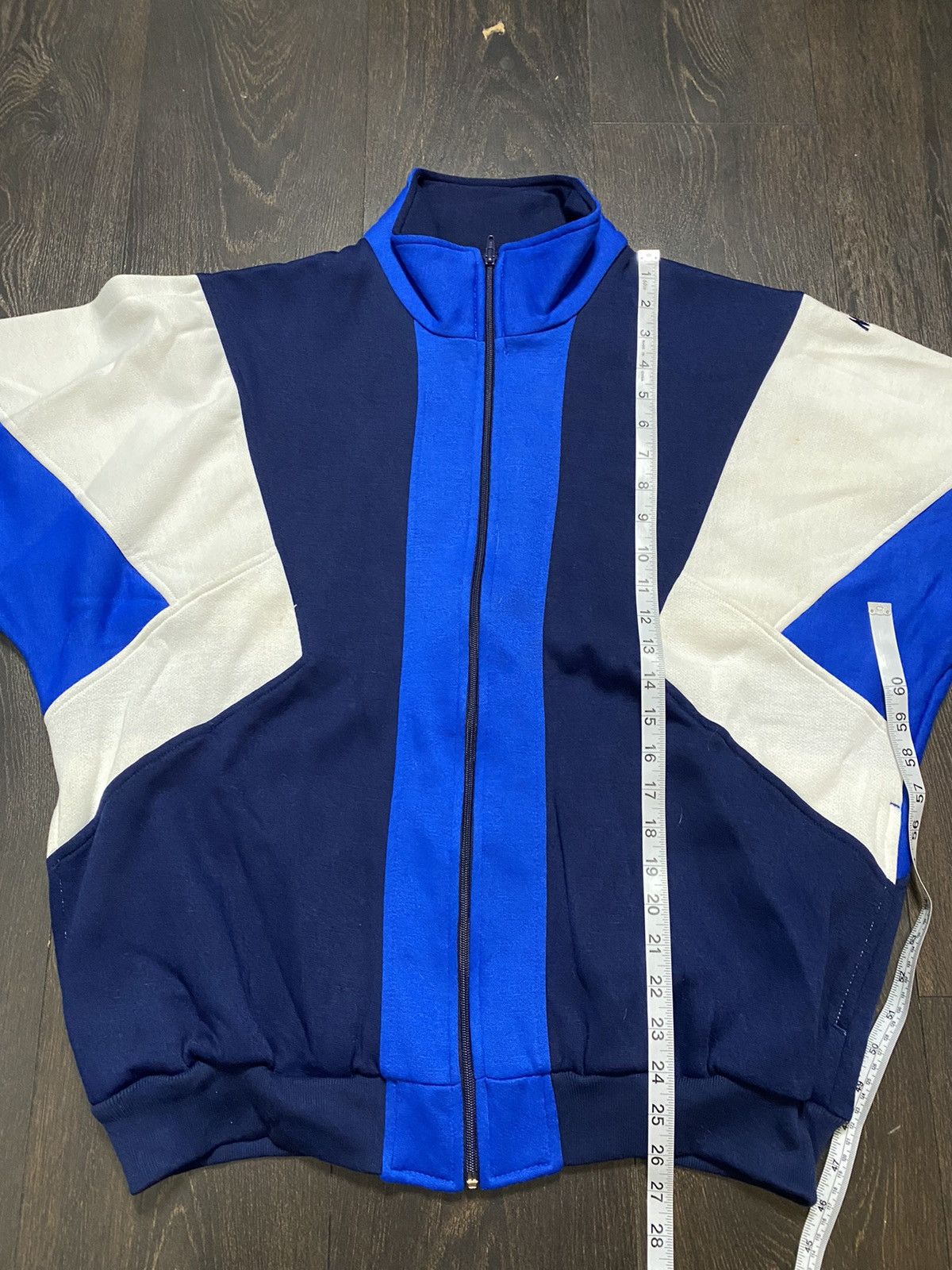 Nike × Vintage Vintage 1980’s Black/Blue Nike Full Sweatsuit DSWT Size US L / EU 52-54 / 3 - 13 Thumbnail