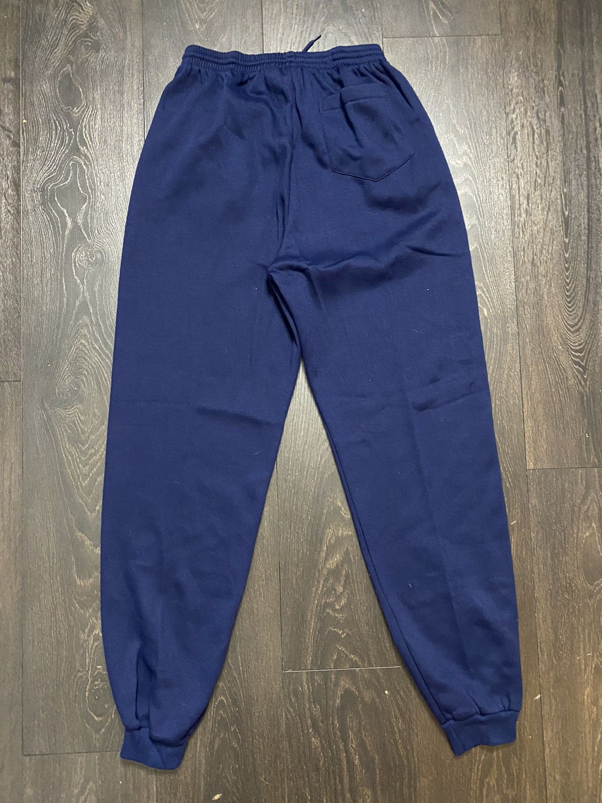 Nike × Vintage Vintage 1980’s Black/Blue Nike Full Sweatsuit DSWT Size US L / EU 52-54 / 3 - 15 Thumbnail