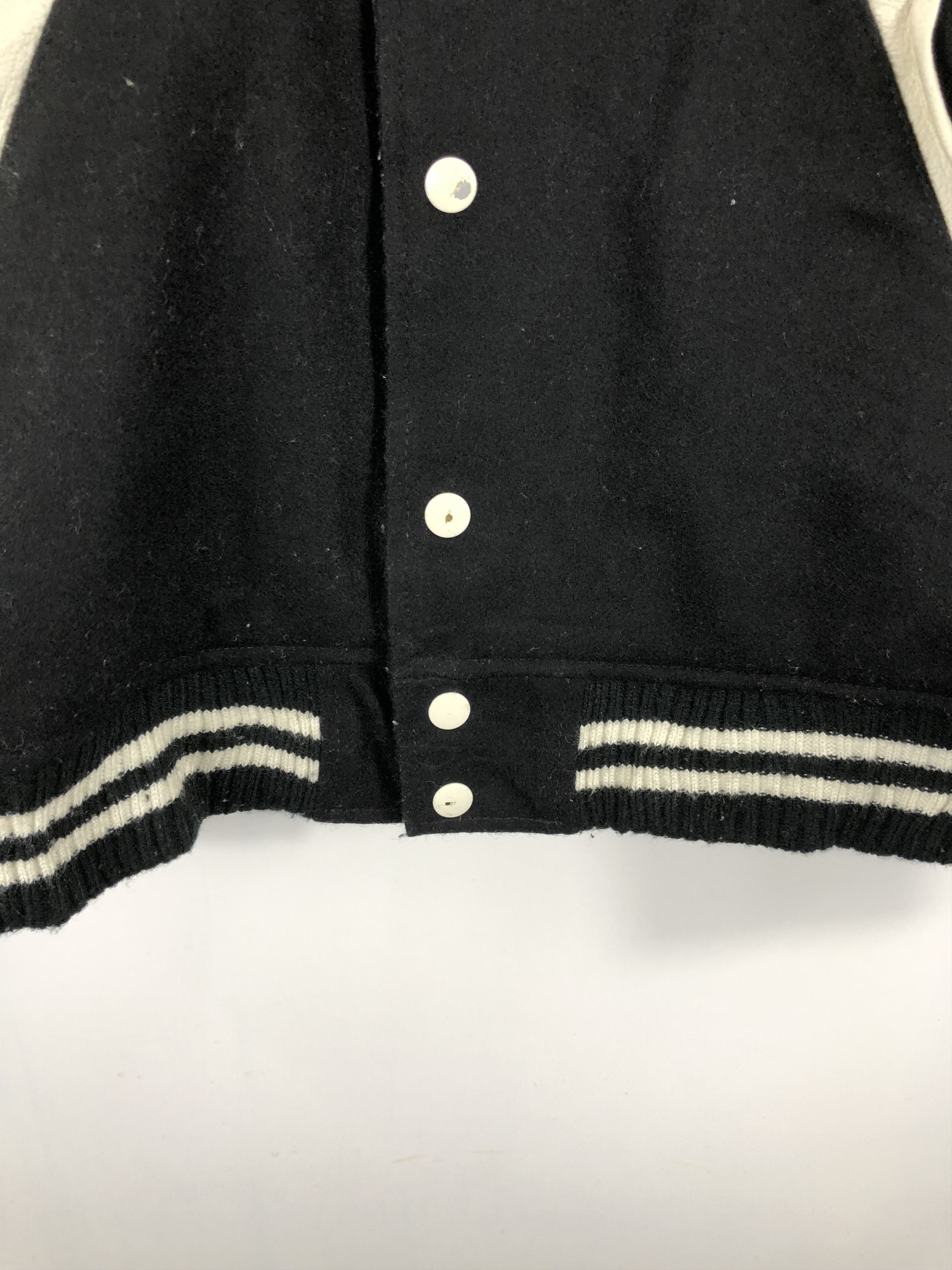 Vintage Vintage 90s H.A.W.G Varsity Jacket Leather Sleeve V0253 Size US S / EU 44-46 / 1 - 11 Thumbnail