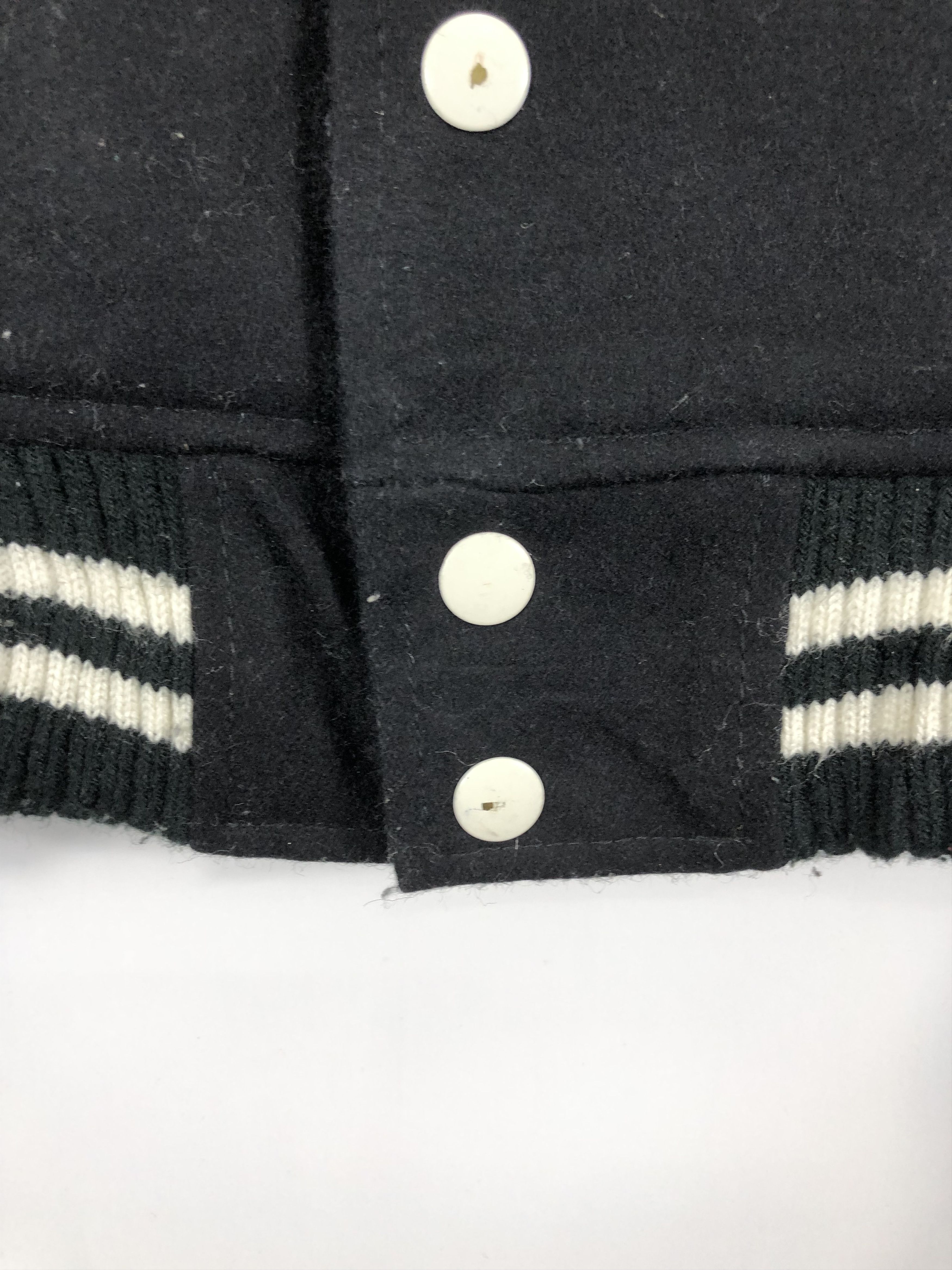 Vintage Vintage 90s H.A.W.G Varsity Jacket Leather Sleeve V0253 Size US S / EU 44-46 / 1 - 6 Thumbnail