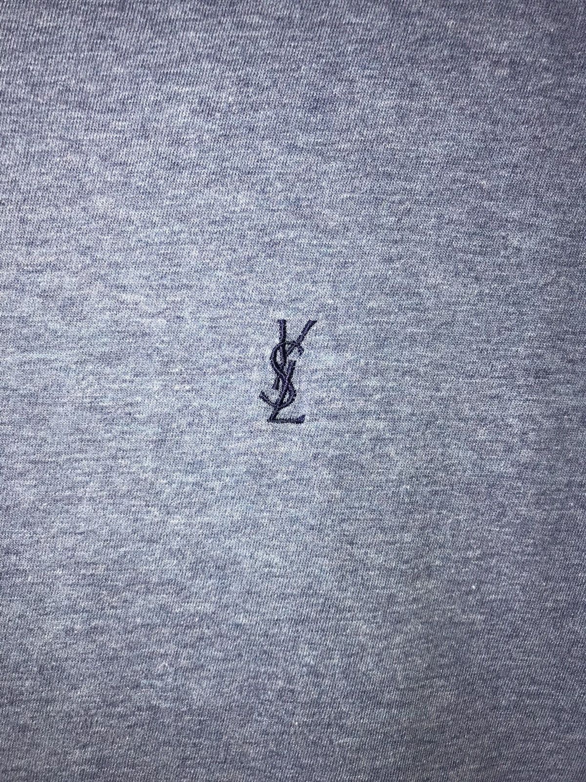 Yves Saint Laurent Yves Saint Laurent YSL Tshirt Small Embroidery Logo Size US M / EU 48-50 / 2 - 2 Thumbnail