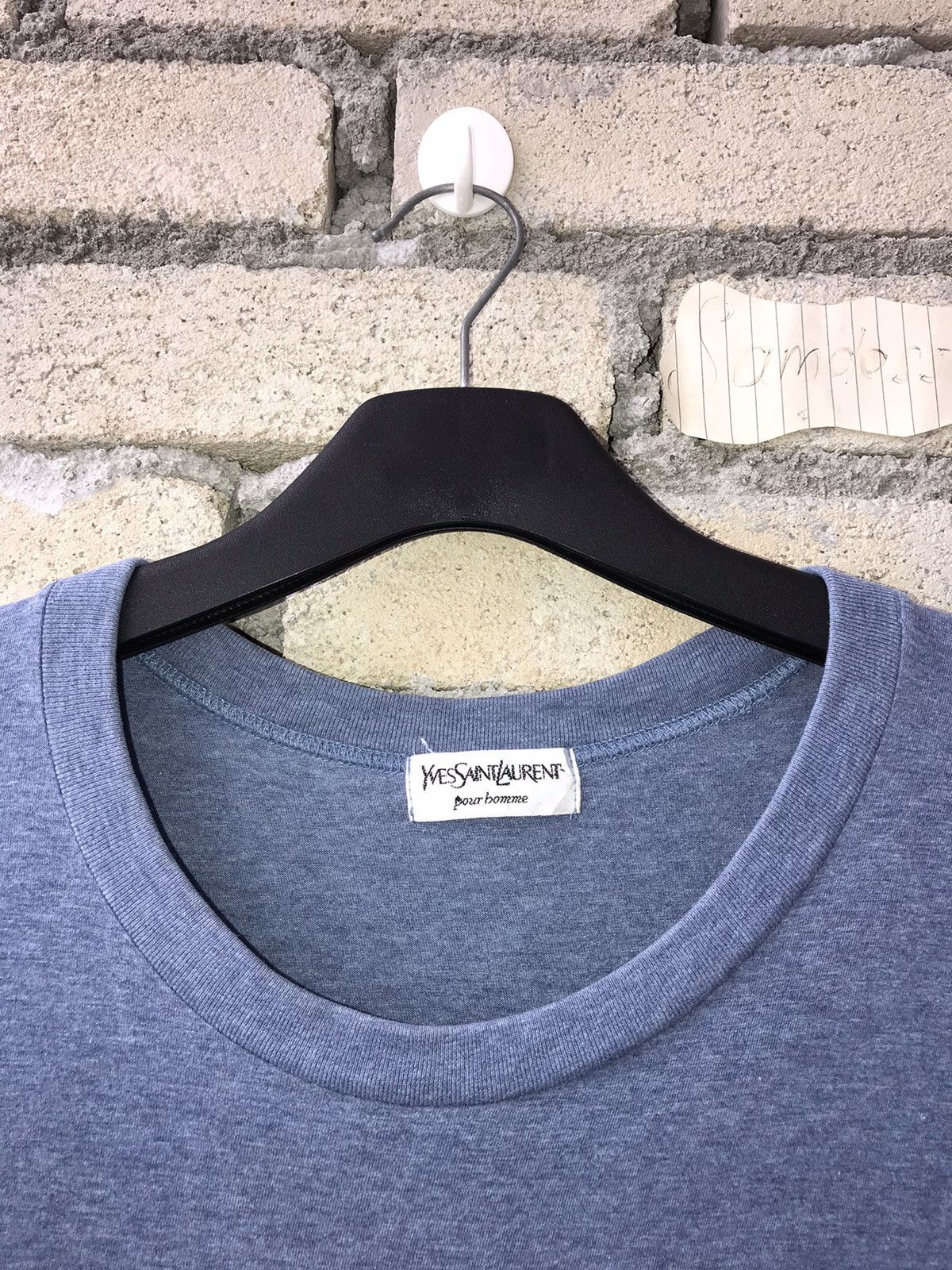 Yves Saint Laurent Yves Saint Laurent YSL Tshirt Small Embroidery Logo Size US M / EU 48-50 / 2 - 4 Thumbnail