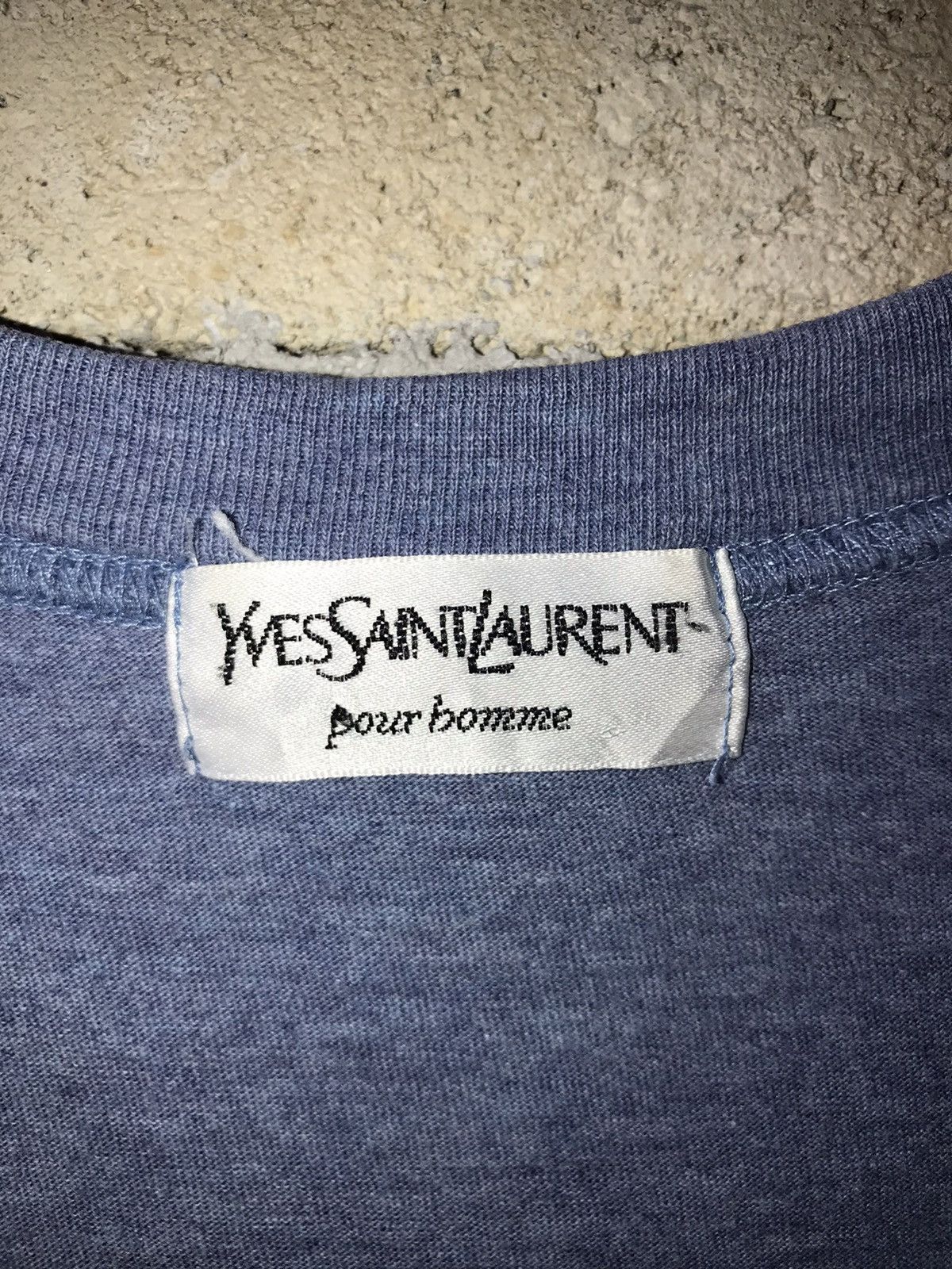 Yves Saint Laurent Yves Saint Laurent YSL Tshirt Small Embroidery Logo Size US M / EU 48-50 / 2 - 3 Thumbnail