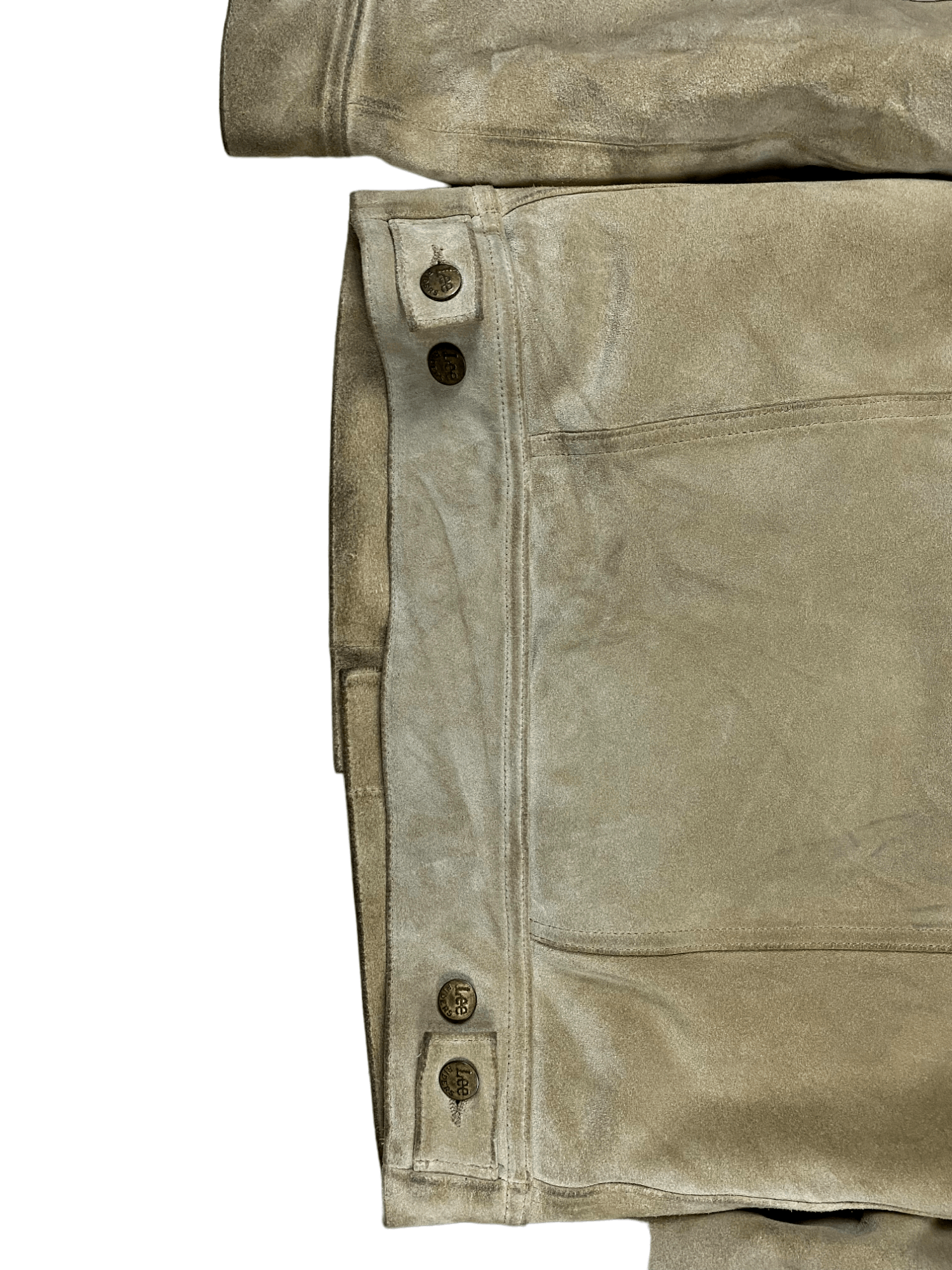 Lee × Vintage Vintage LEE Storm Rider Suede Leather Sherpa Size US S / EU 44-46 / 1 - 5 Thumbnail