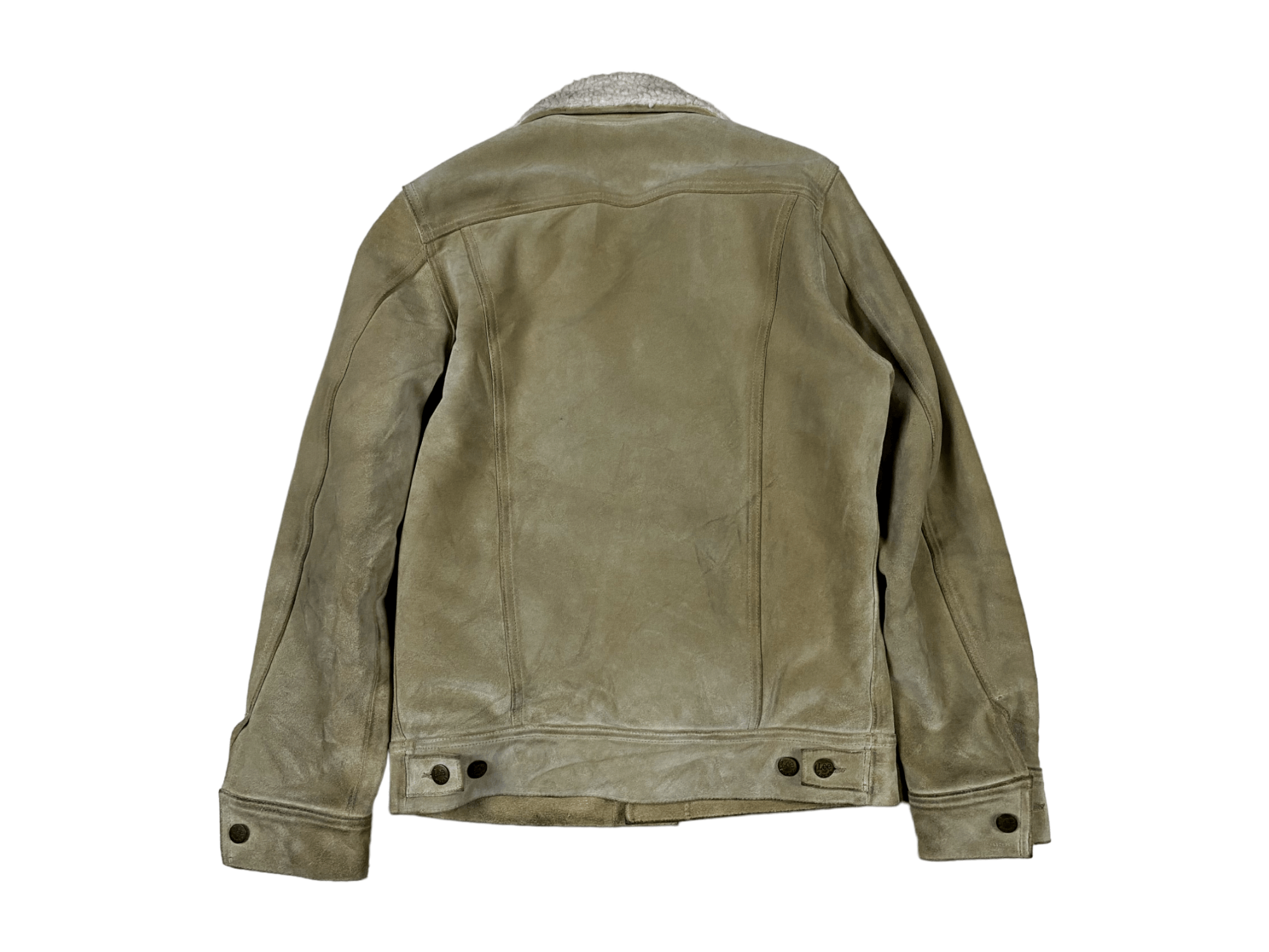 Lee × Vintage Vintage LEE Storm Rider Suede Leather Sherpa Size US S / EU 44-46 / 1 - 3 Thumbnail