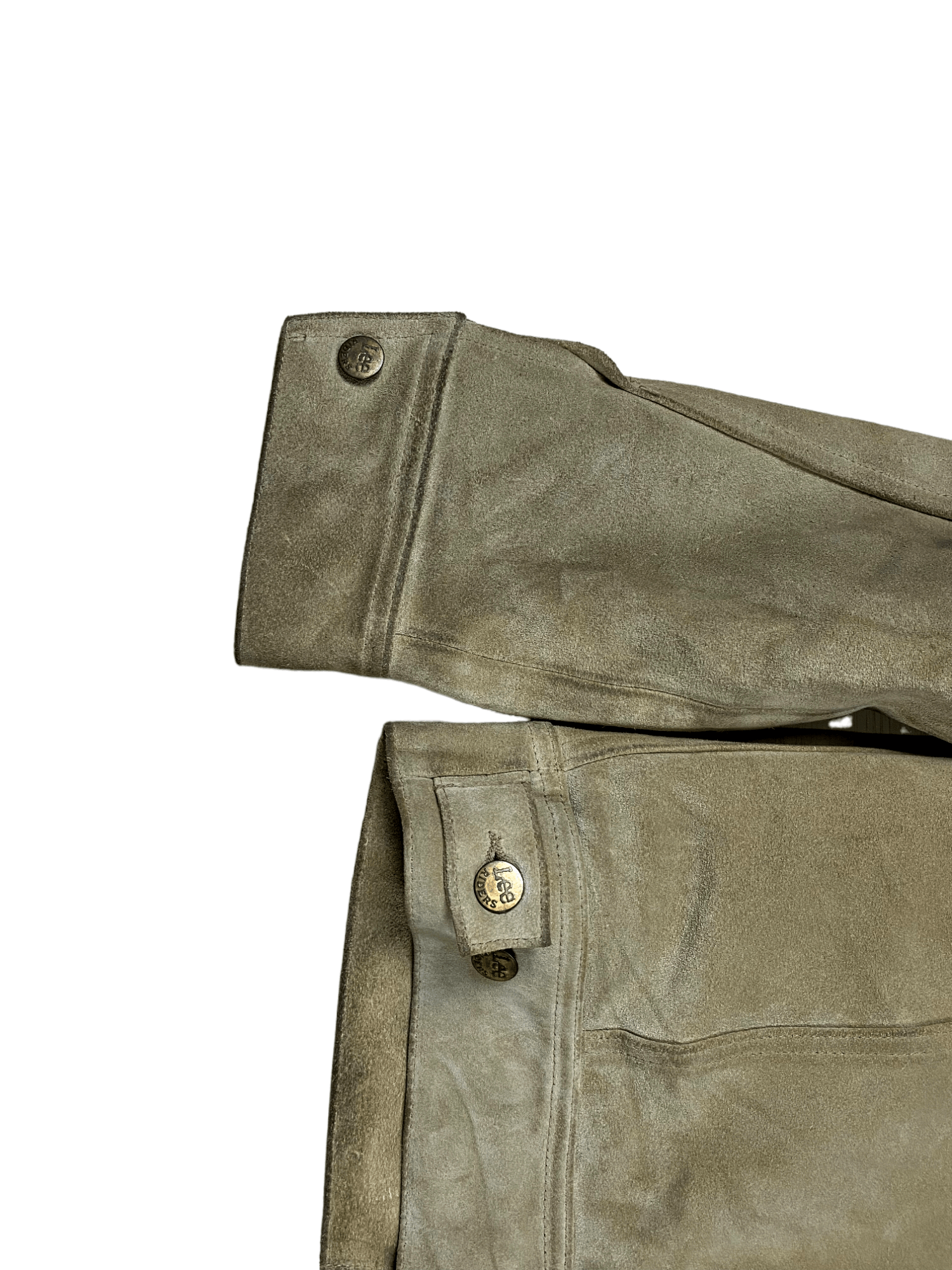 Lee × Vintage Vintage LEE Storm Rider Suede Leather Sherpa Size US S / EU 44-46 / 1 - 6 Thumbnail