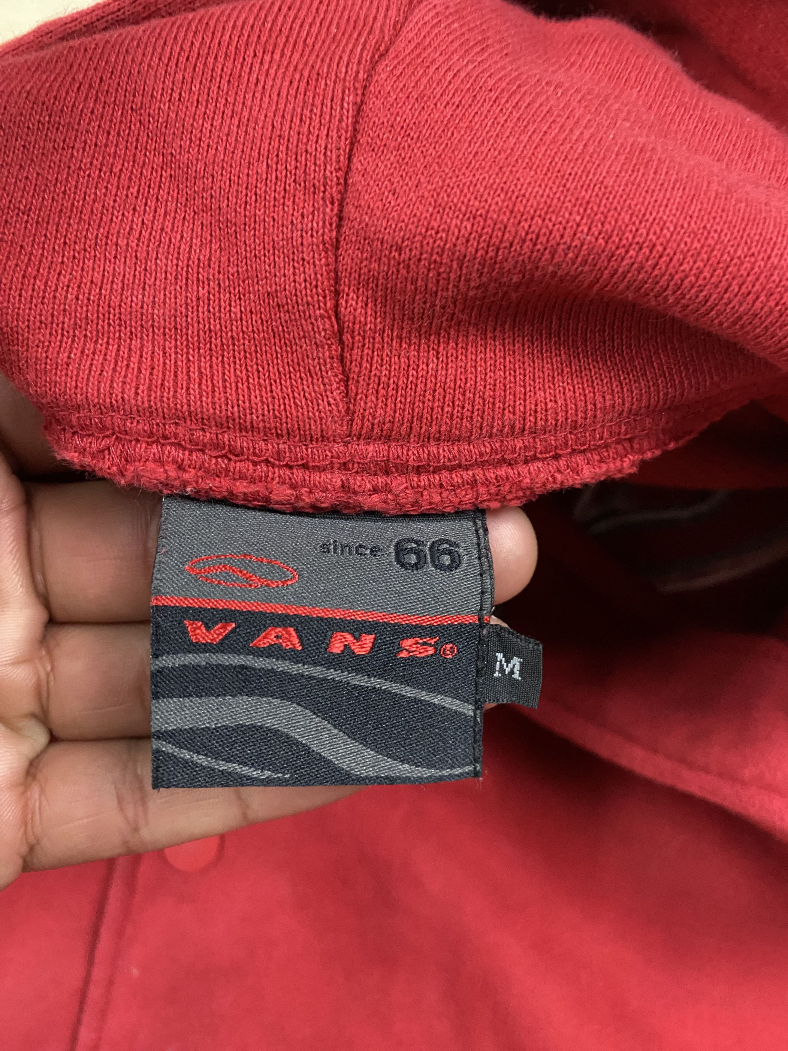 Vans × Vintage Vans Hoodie Button Varsity Style Big Logo Size US L / EU 52-54 / 3 - 9 Thumbnail