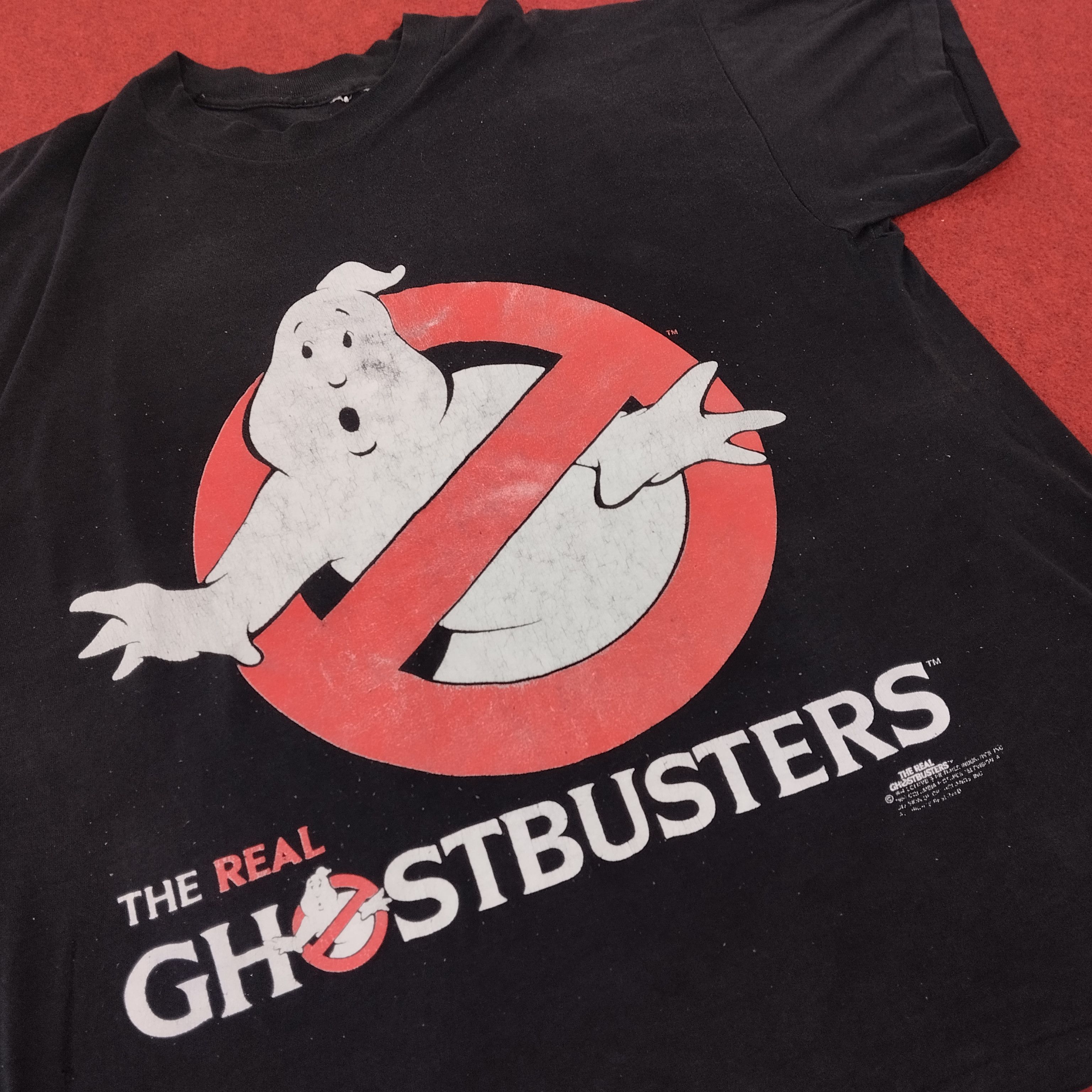Vintage Ghostbusters Movie Print Character Design Vintage Tshirt Size US XL / EU 56 / 4 - 2 Thumbnail