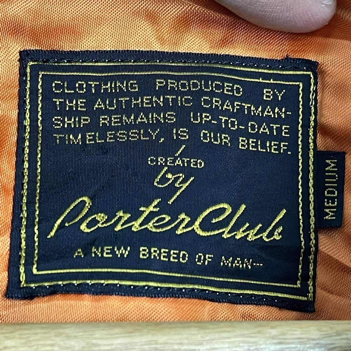 Porter Vintage Porter Club Bomber Jacket Size M Size US M / EU 48-50 / 2 - 7 Thumbnail