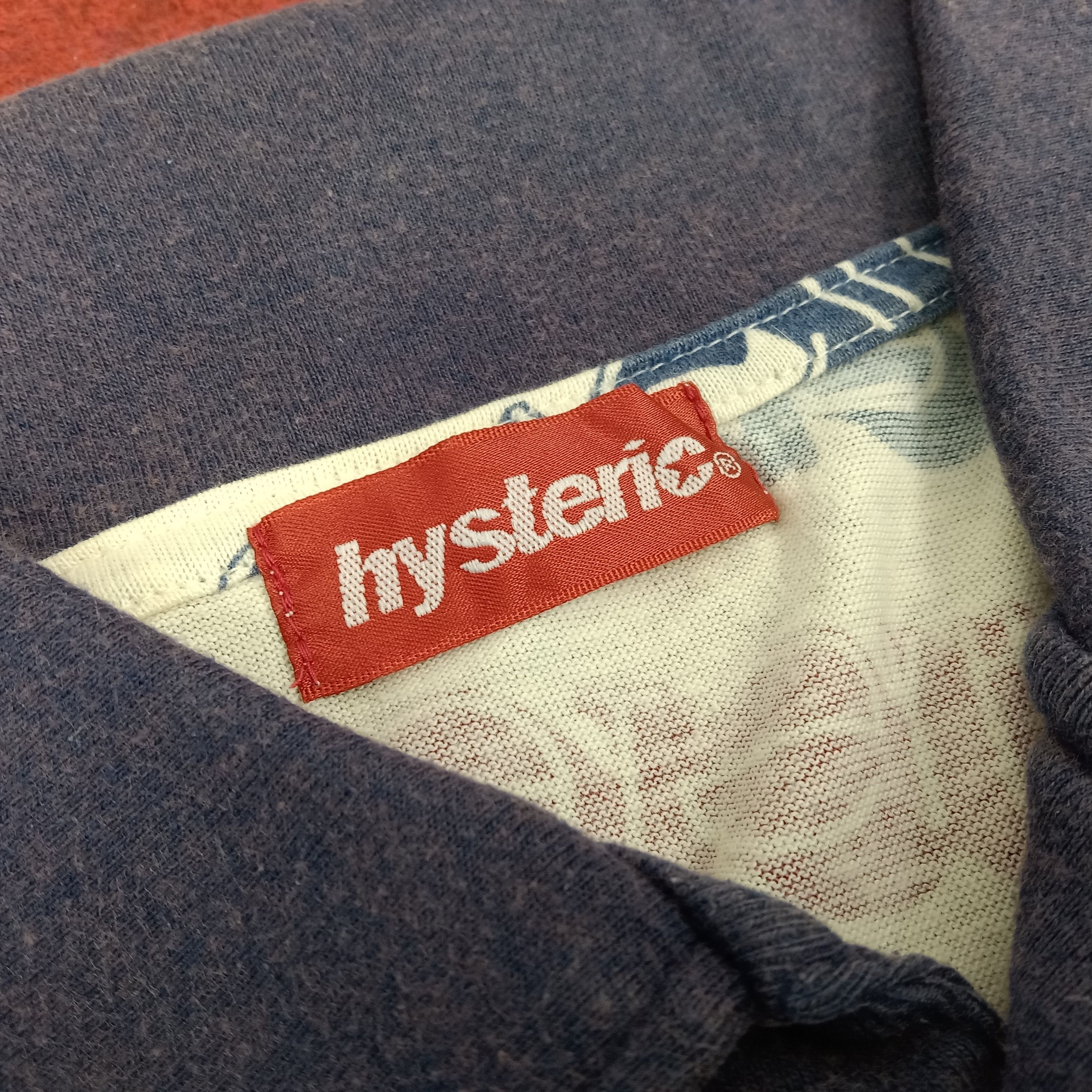 Hysteric Glamour Hysteric Glamour Rare Full Print Design Collar Polos dp1 Size US XS / EU 42 / 0 - 4 Thumbnail