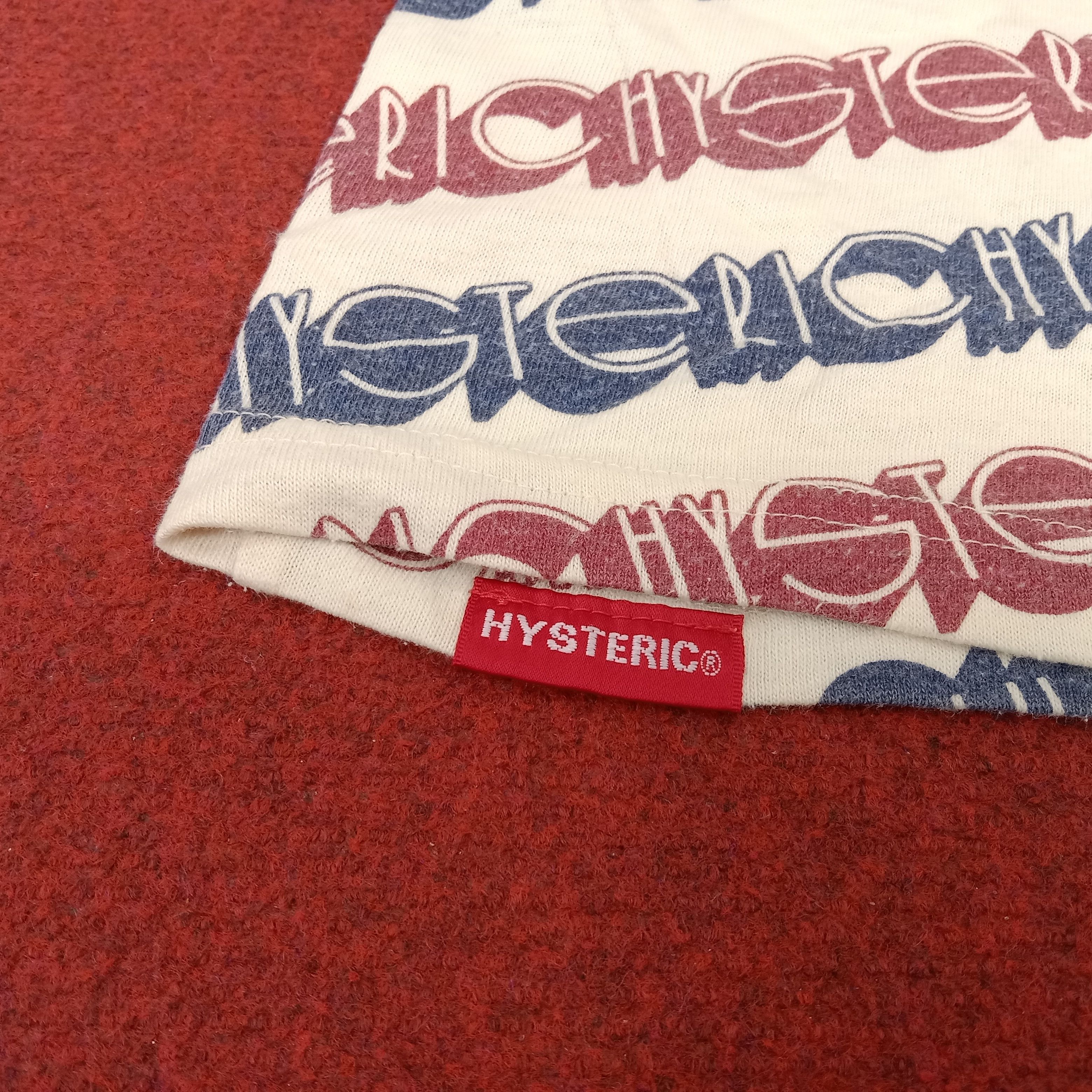 Hysteric Glamour Hysteric Glamour Rare Full Print Design Collar Polos dp1 Size US XS / EU 42 / 0 - 5 Thumbnail