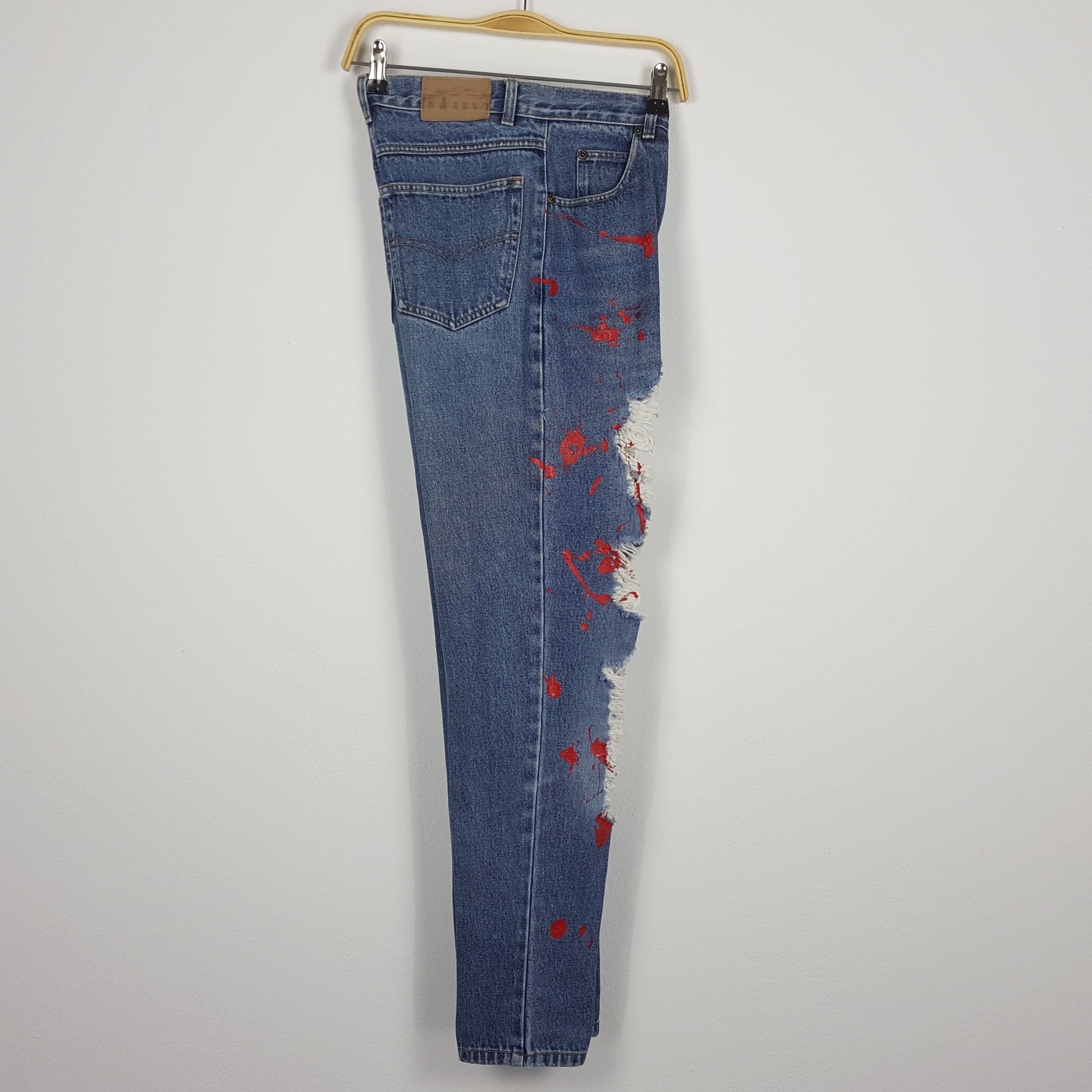 Japanese Brand Vintage BROOKER Japanese Brand Distressed Custom Jeans Size US 28 / EU 44 - 10 Thumbnail