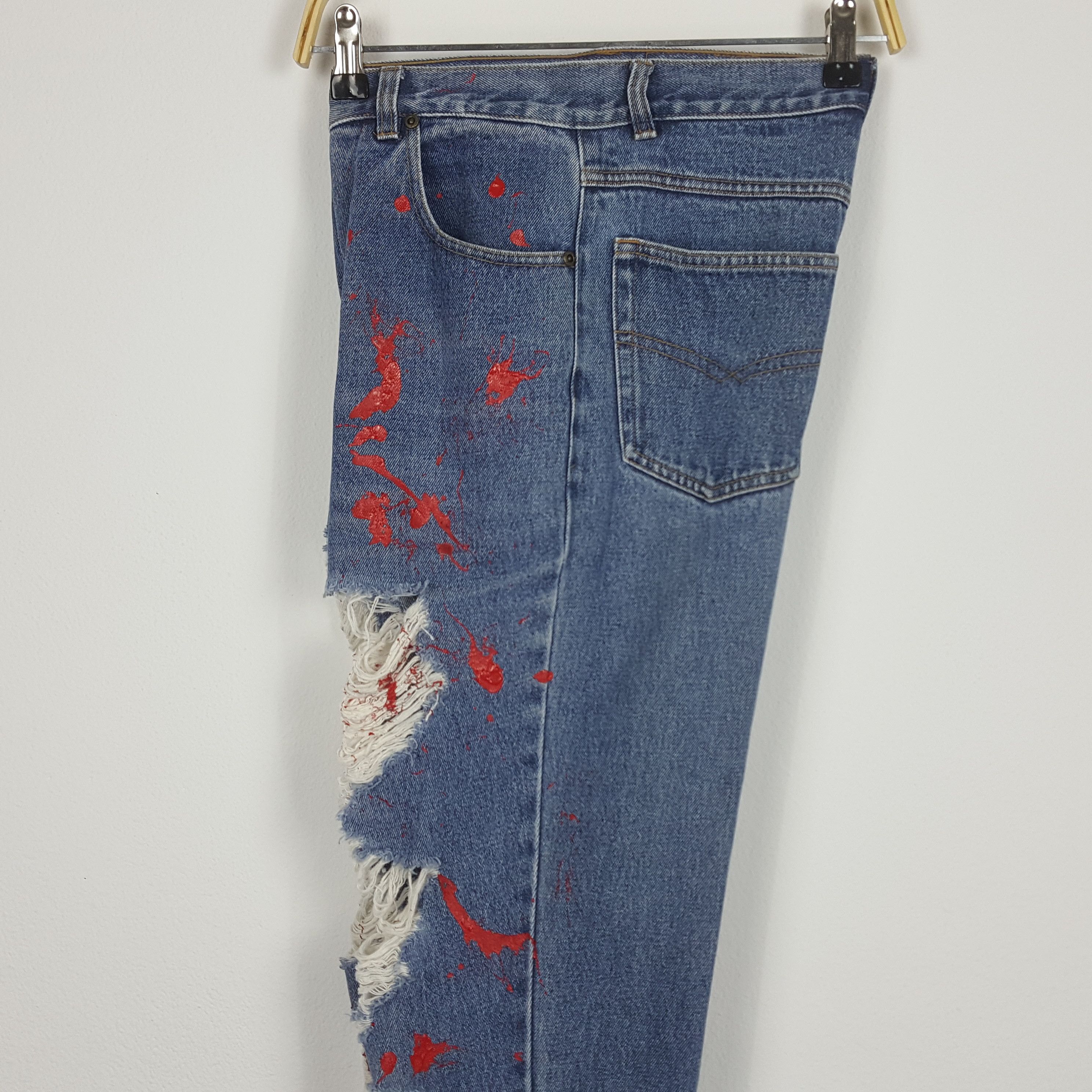 Japanese Brand Vintage BROOKER Japanese Brand Distressed Custom Jeans Size US 28 / EU 44 - 12 Thumbnail
