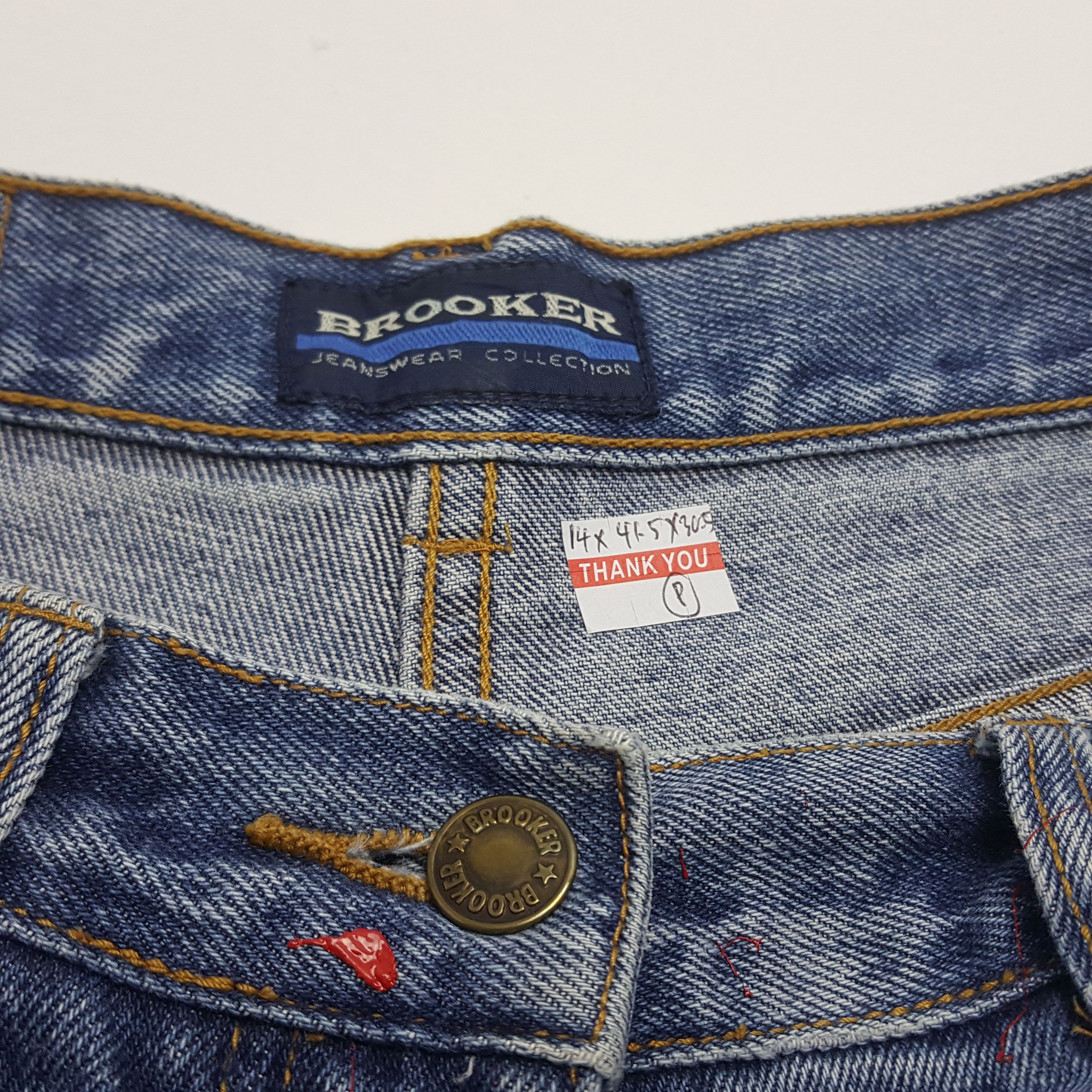 Japanese Brand Vintage BROOKER Japanese Brand Distressed Custom Jeans Size US 28 / EU 44 - 13 Thumbnail