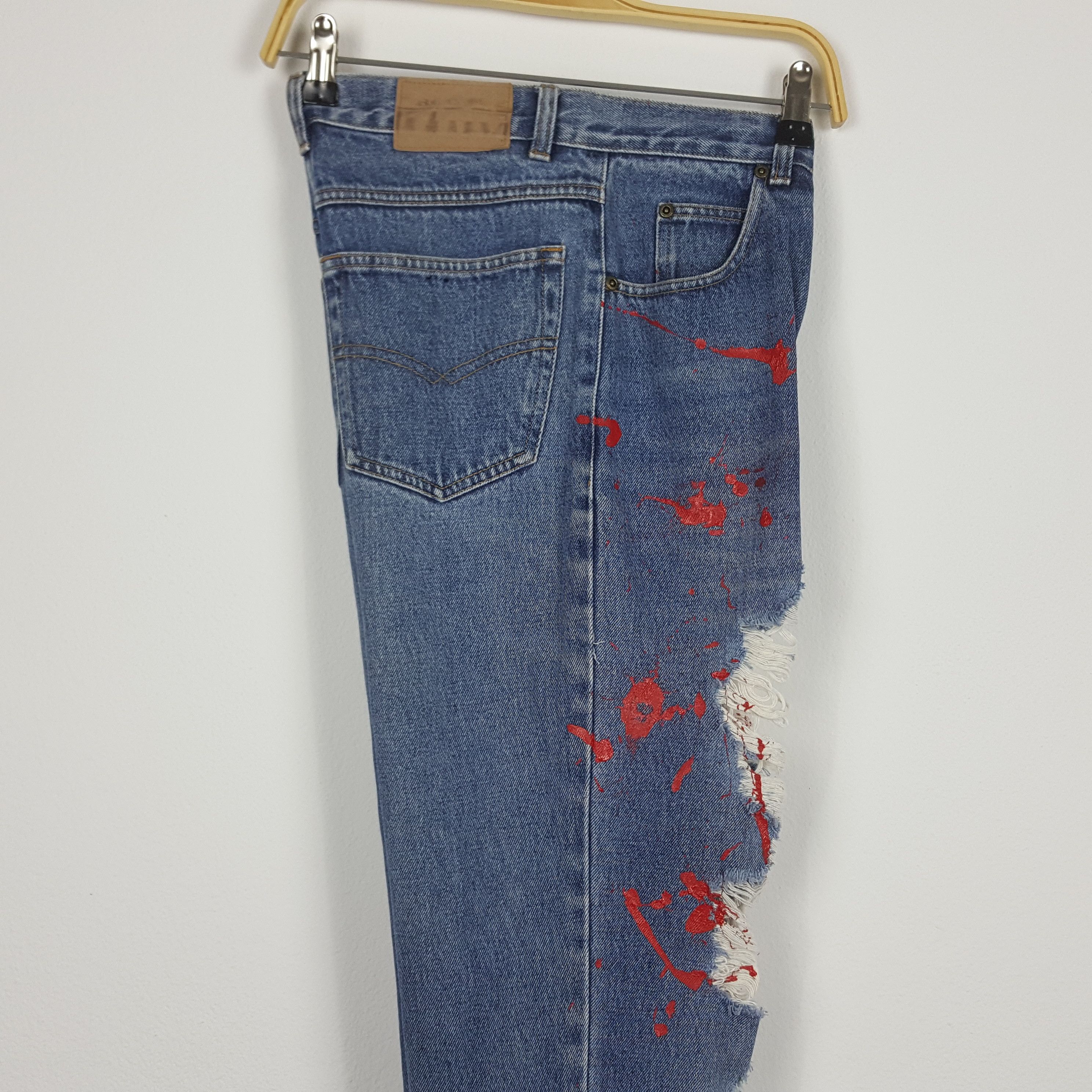 Japanese Brand Vintage BROOKER Japanese Brand Distressed Custom Jeans Size US 28 / EU 44 - 7 Thumbnail