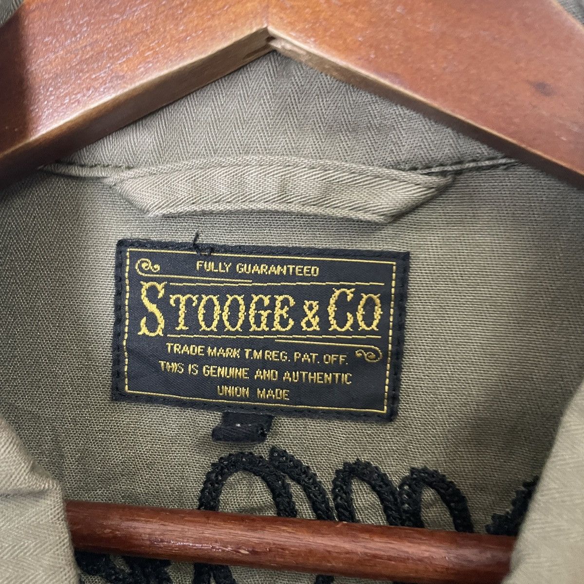 Japanese Brand Vintage Stooge & Co Army Skulls Jacket Size US M / EU 48-50 / 2 - 5 Thumbnail